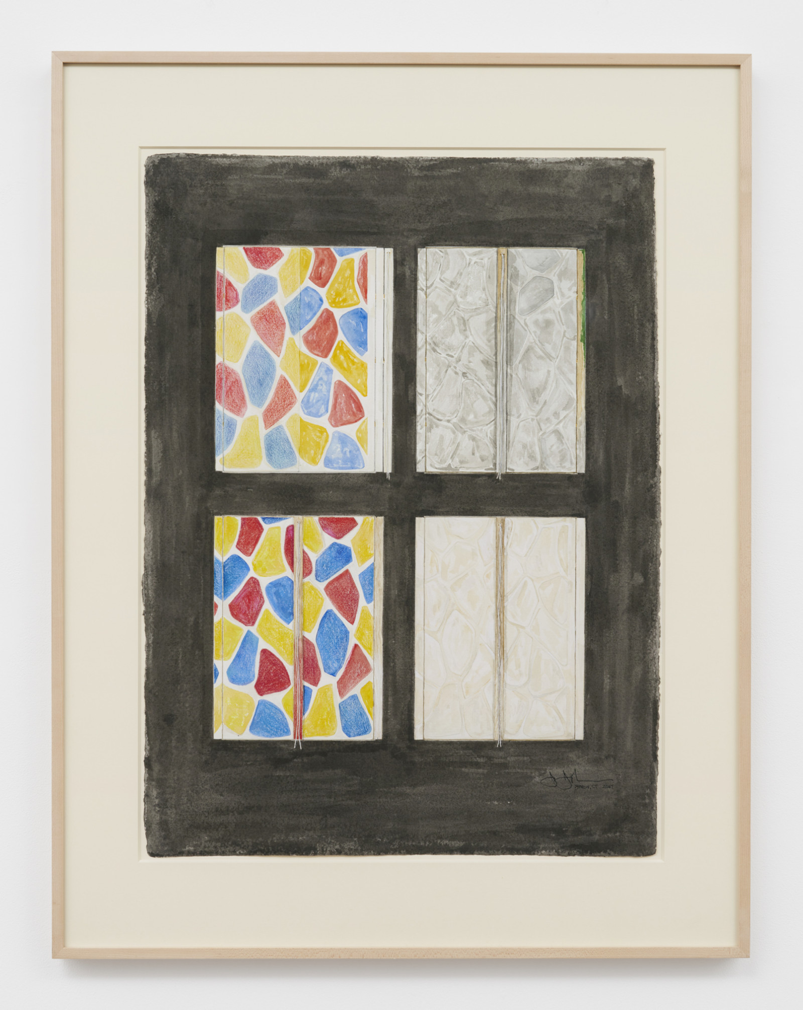 Drawing by Jasper Johns, , dated 2007