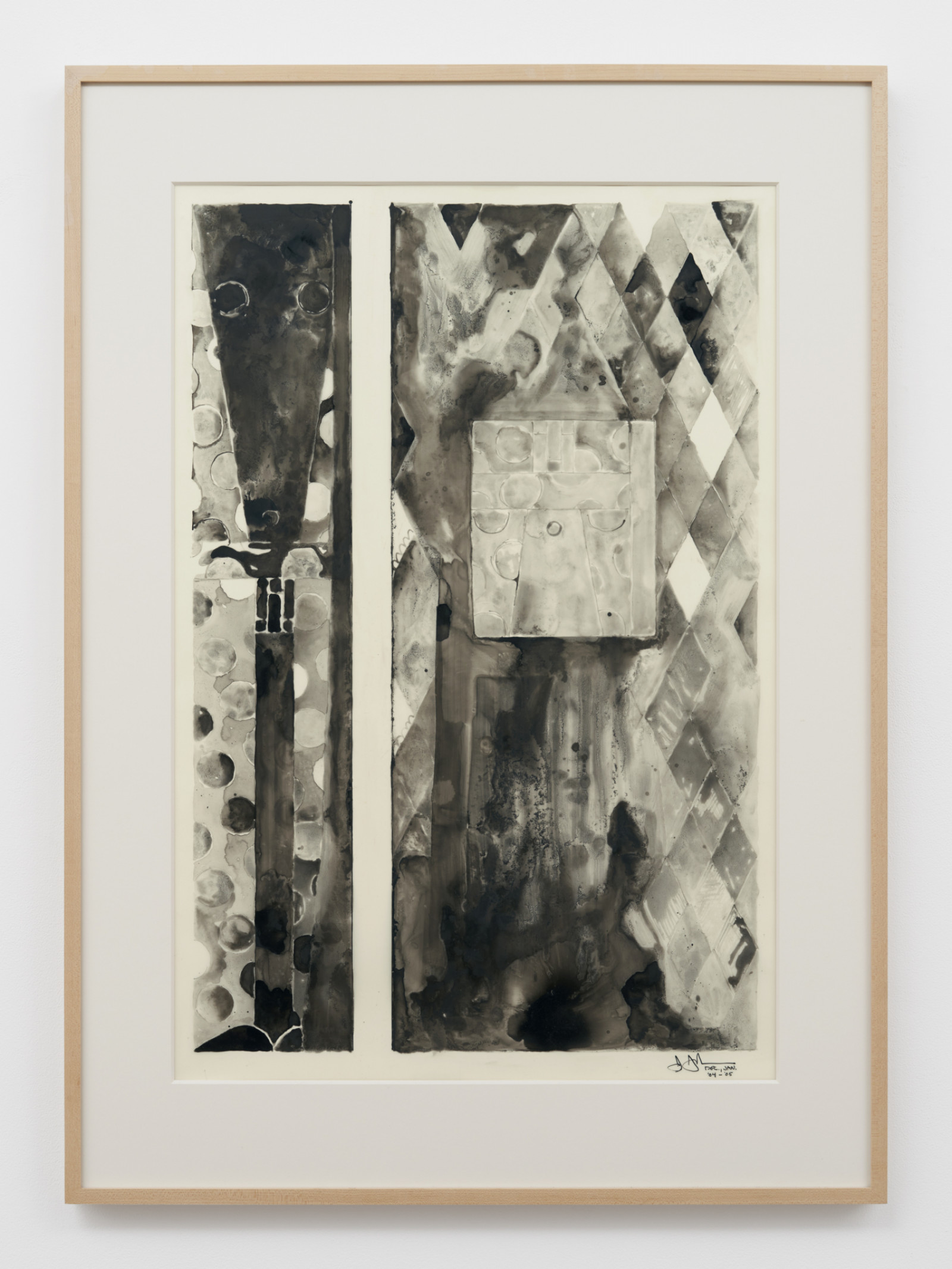Drawing by Jasper Johns, , dated 2004-05