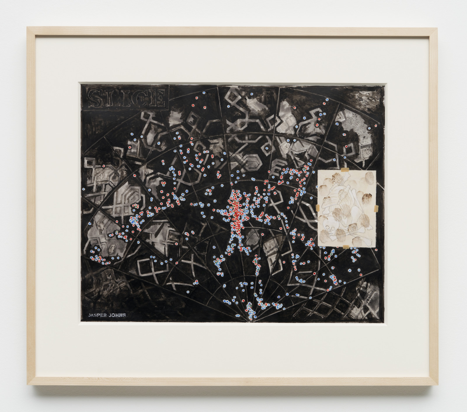 Drawing by Jasper Johns, , dated 2021