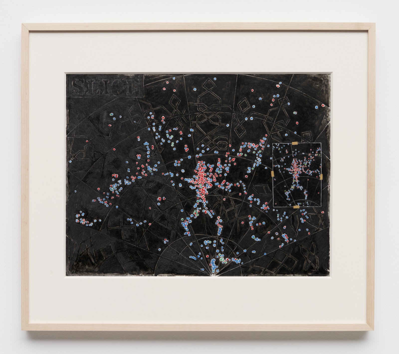 Drawing by Jasper Johns, , dated 2021