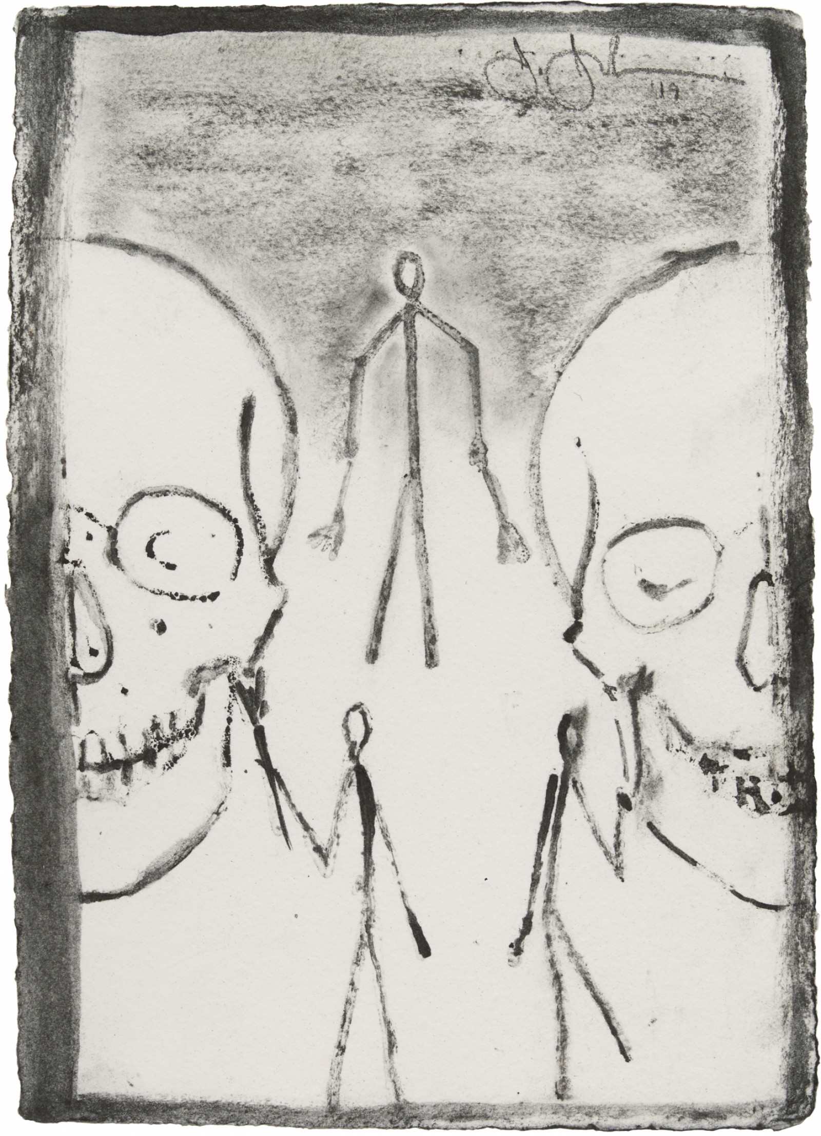 Drawing by Jasper Johns, , dated 2019