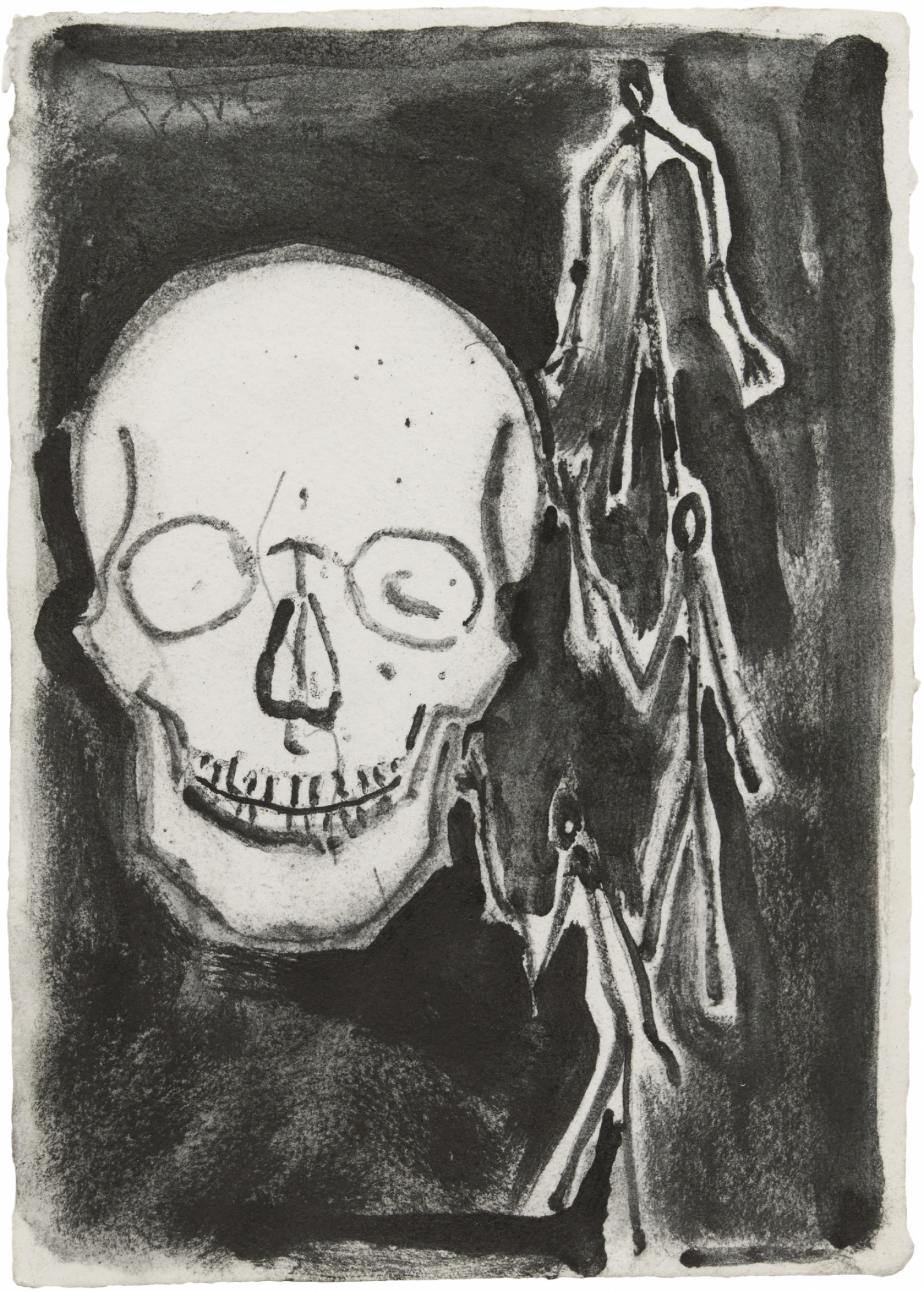 Drawing by Jasper Johns, , dated 2019