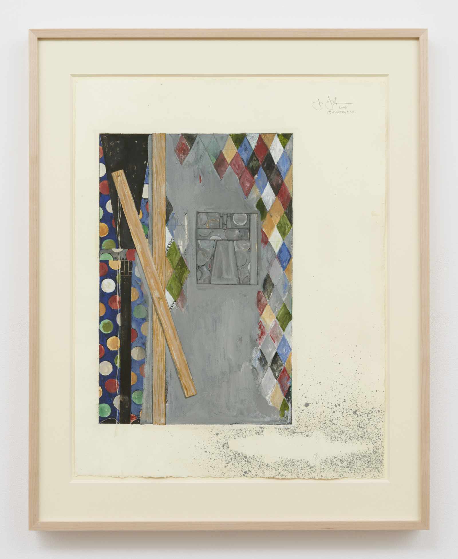 Drawing by Jasper Johns, , dated 2003