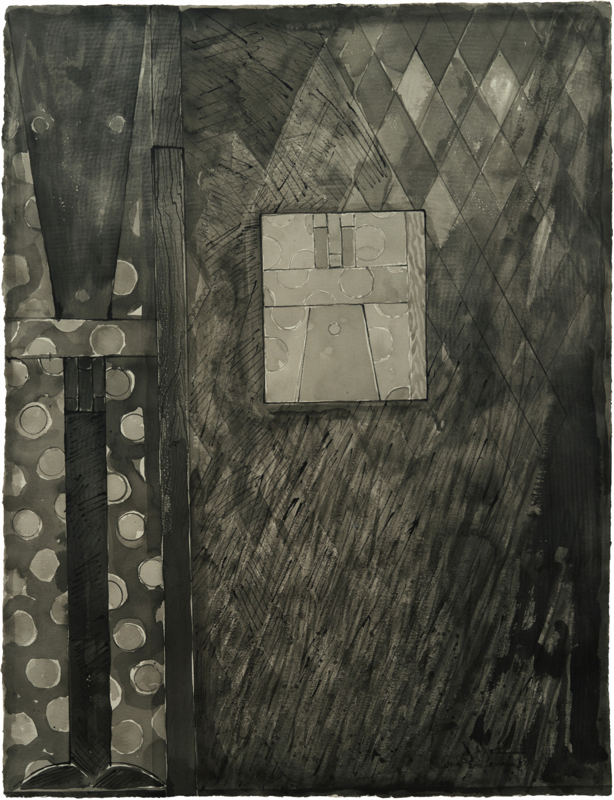 Drawing by Jasper Johns, , dated 2005