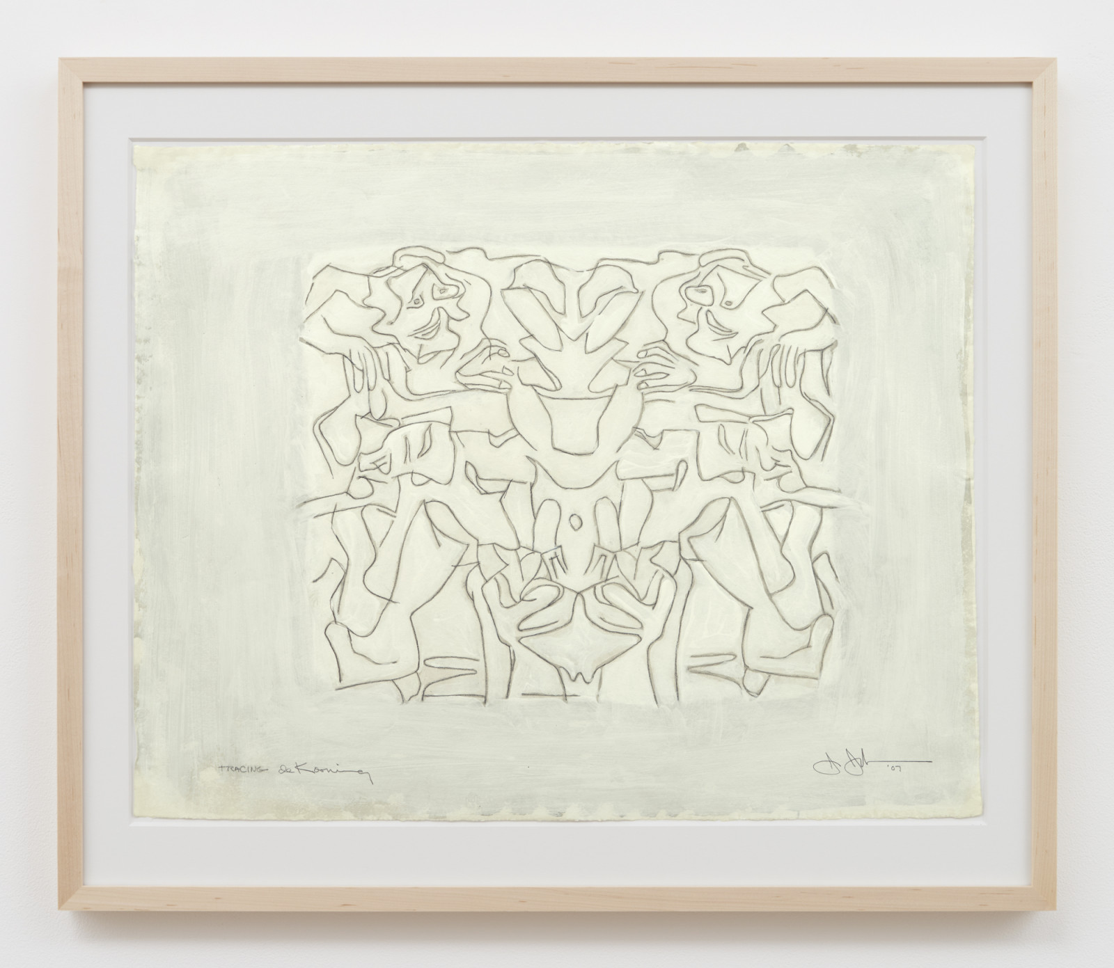 Drawing by Jasper Johns, , dated 2007