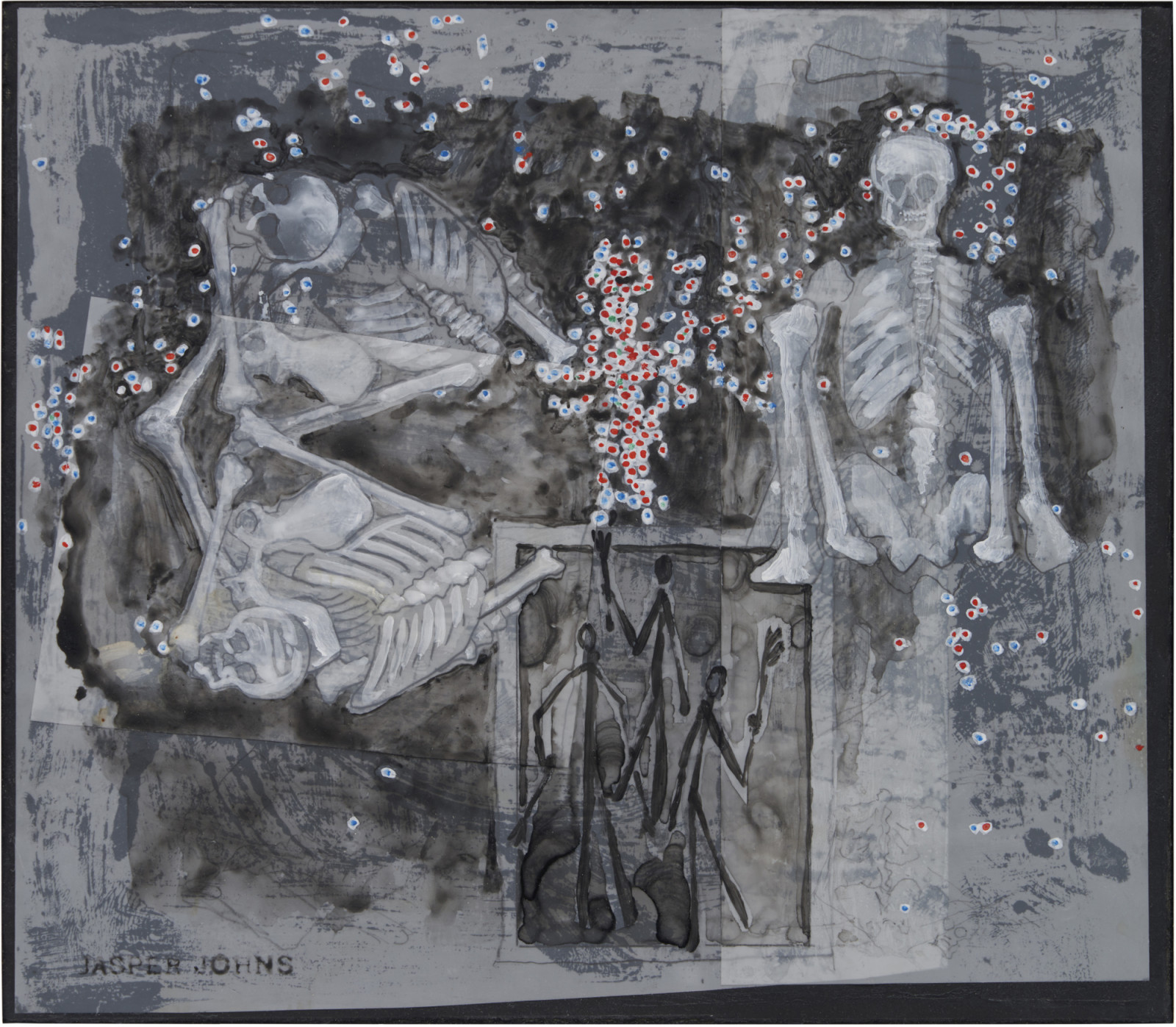 Drawing by Jasper Johns, , dated 2021