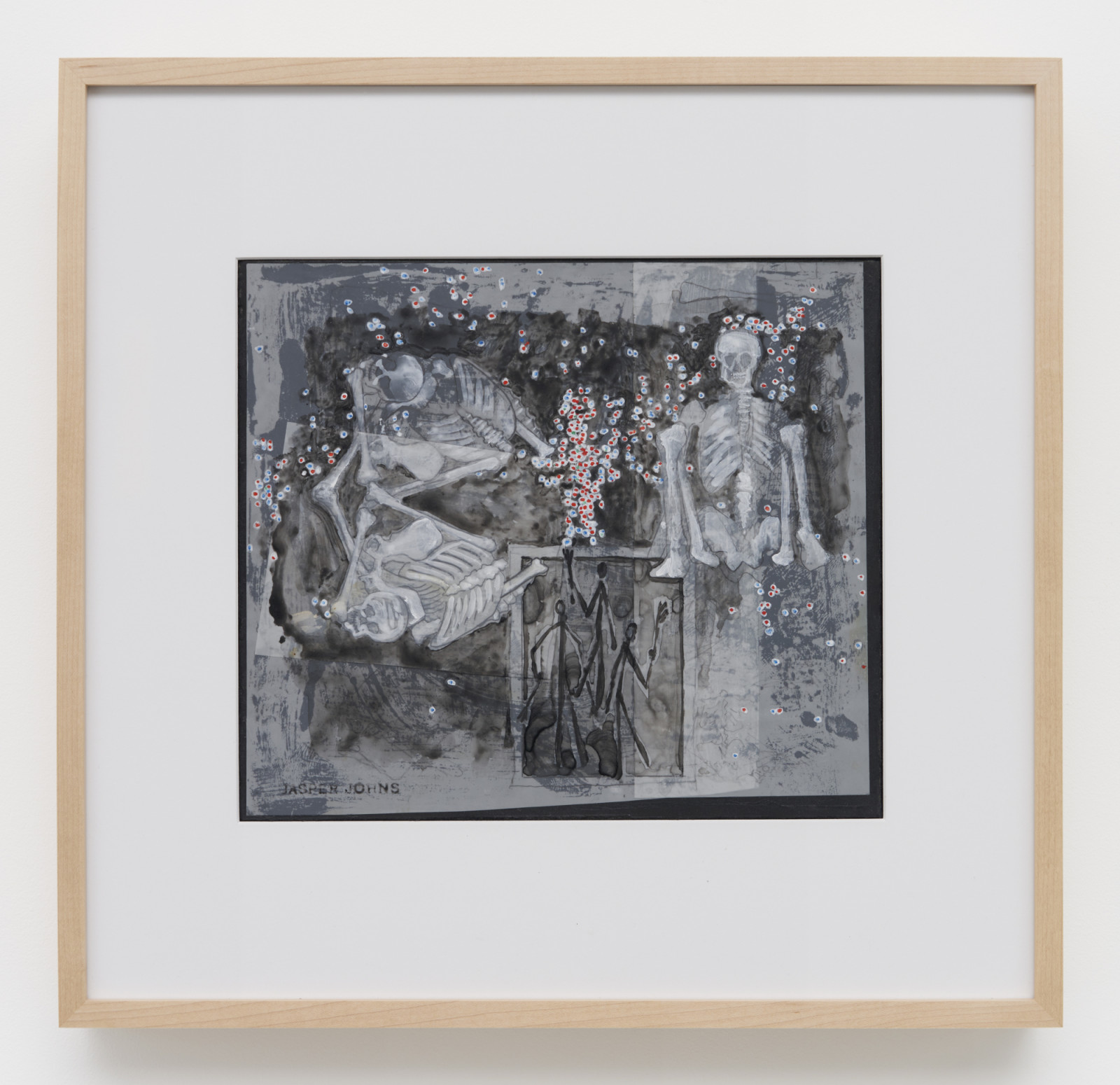 Drawing by Jasper Johns, , dated 2021