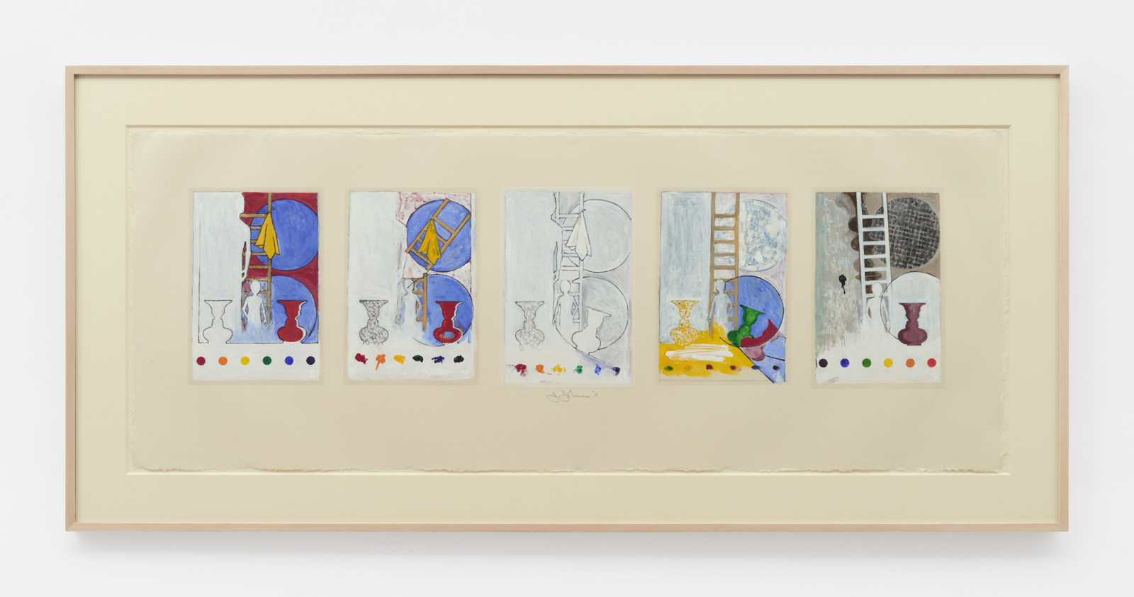 Drawing by Jasper Johns, , dated 2011