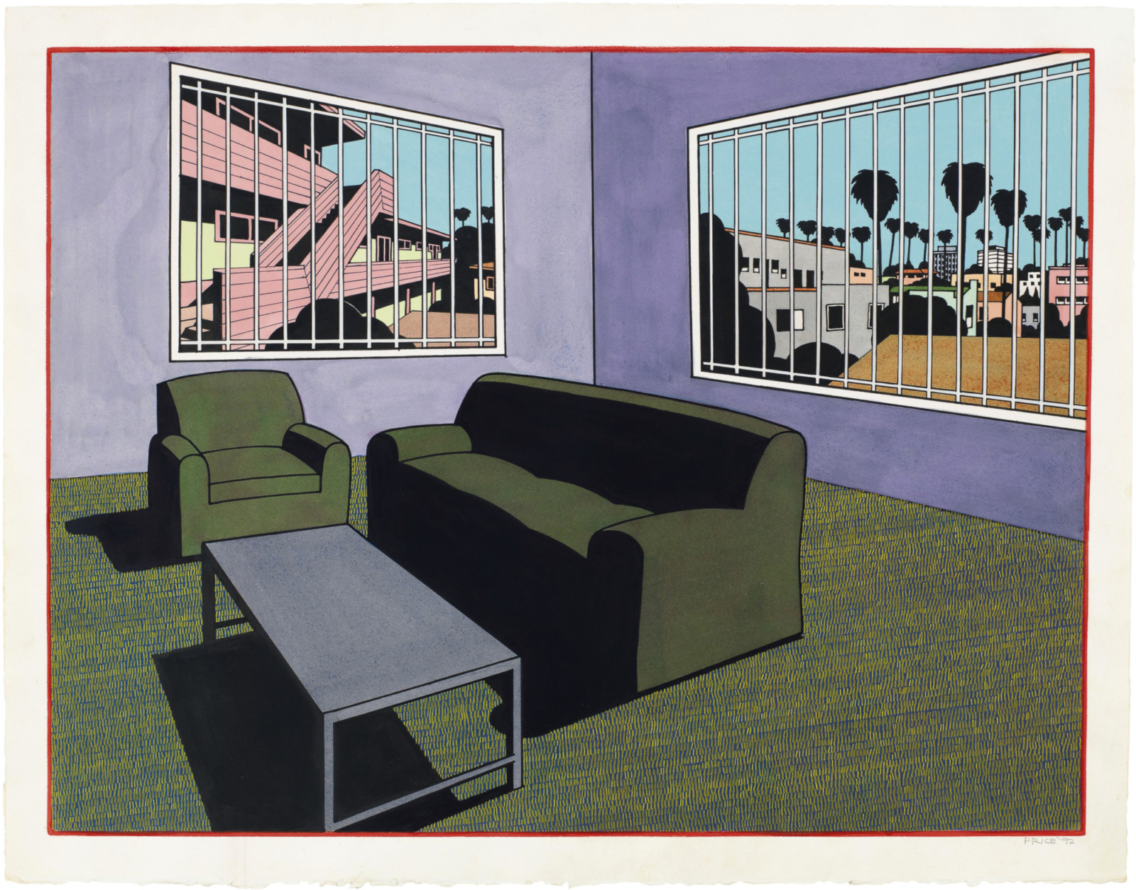 Drawing by Ken Price, , dated 1992