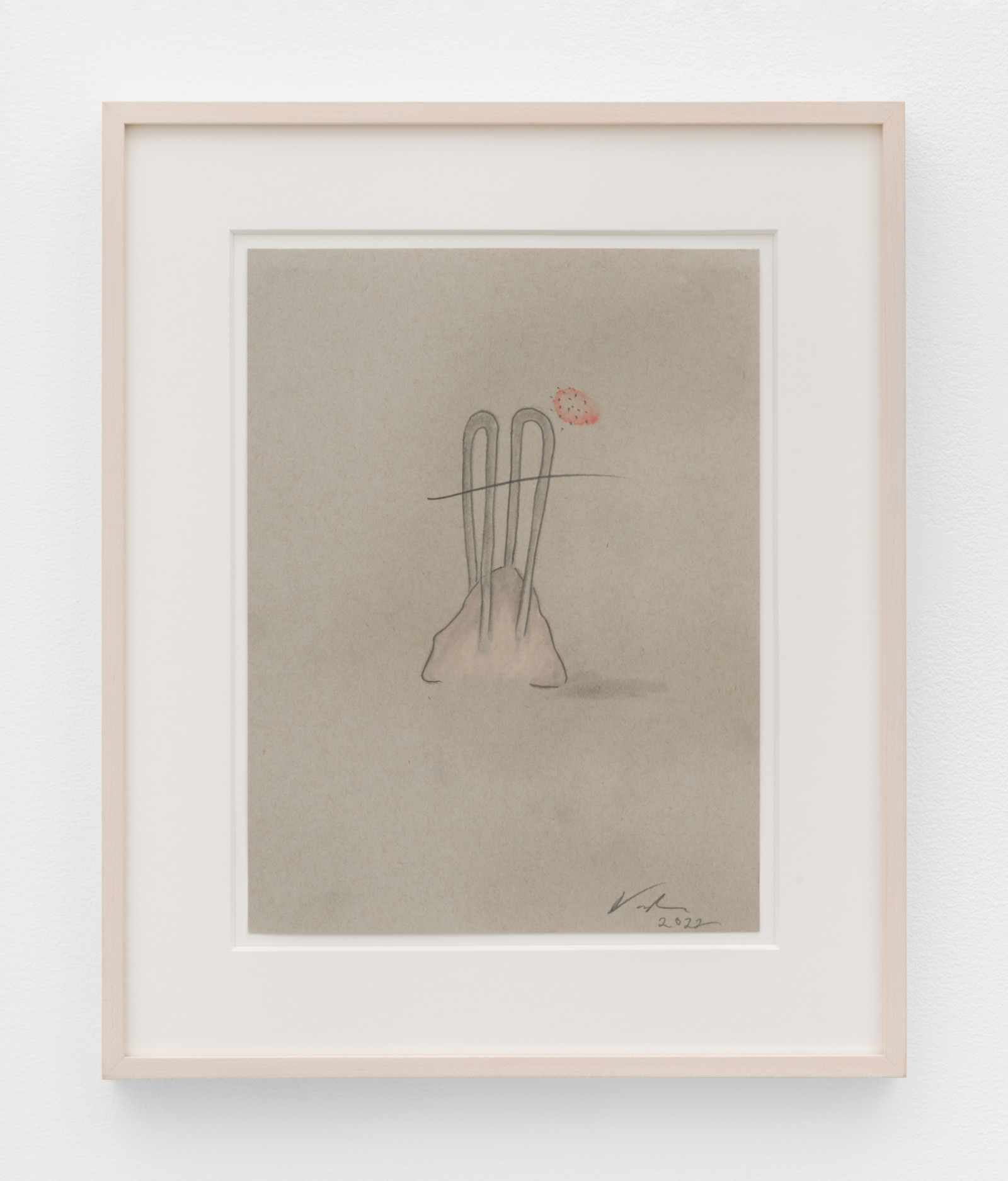 Drawing by Ron Nagle, , dated 2022