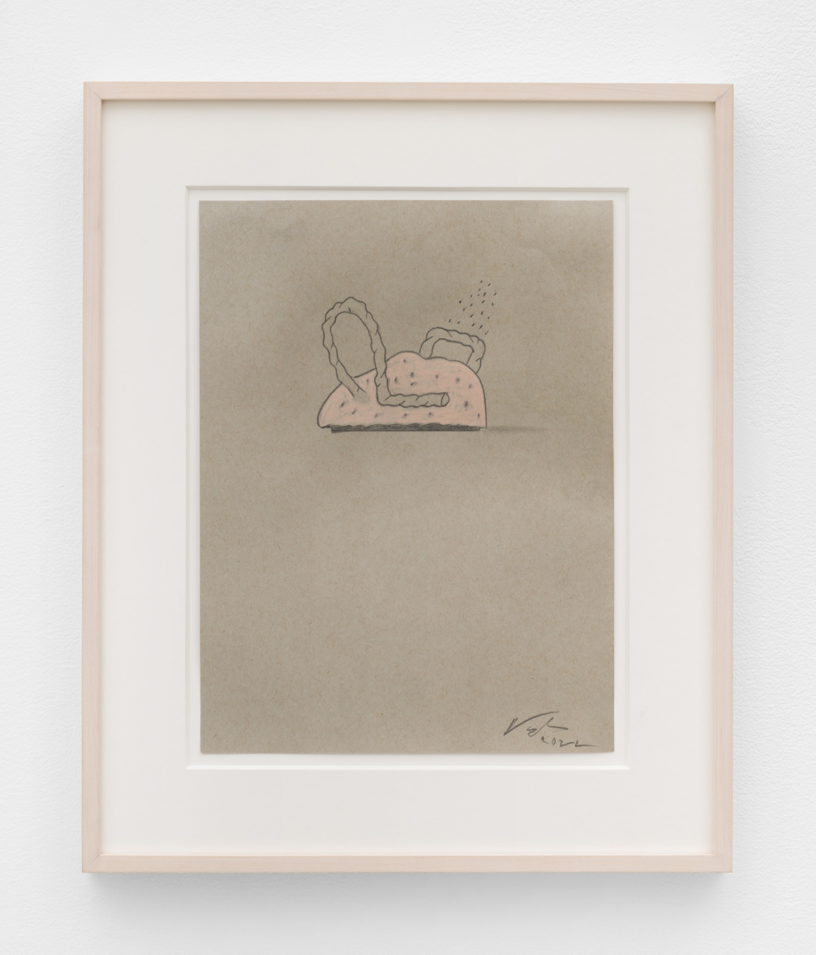 Drawing by Ron Nagle, , dated 2022
