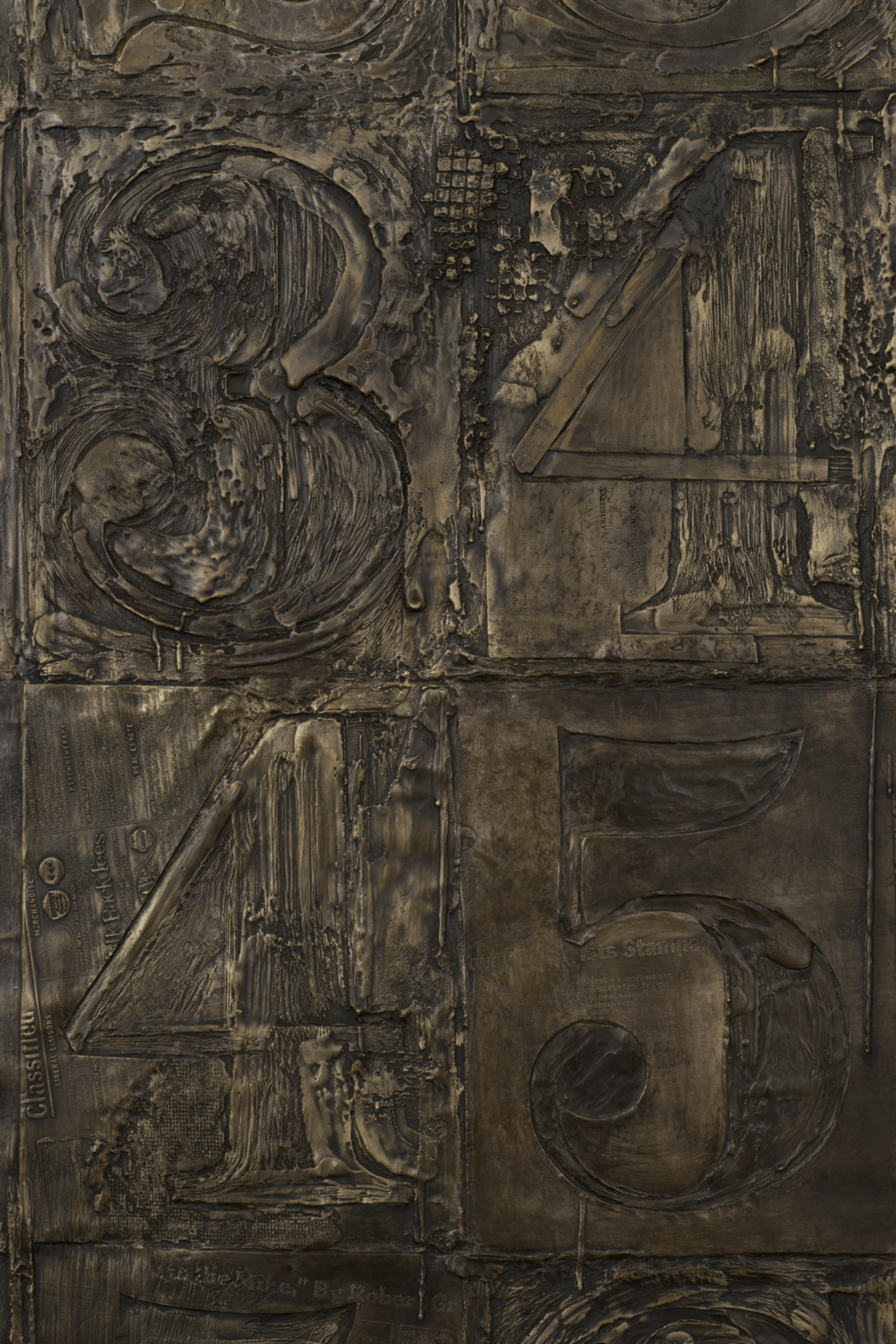 Sculpture by Jasper Johns, , dated 2007
