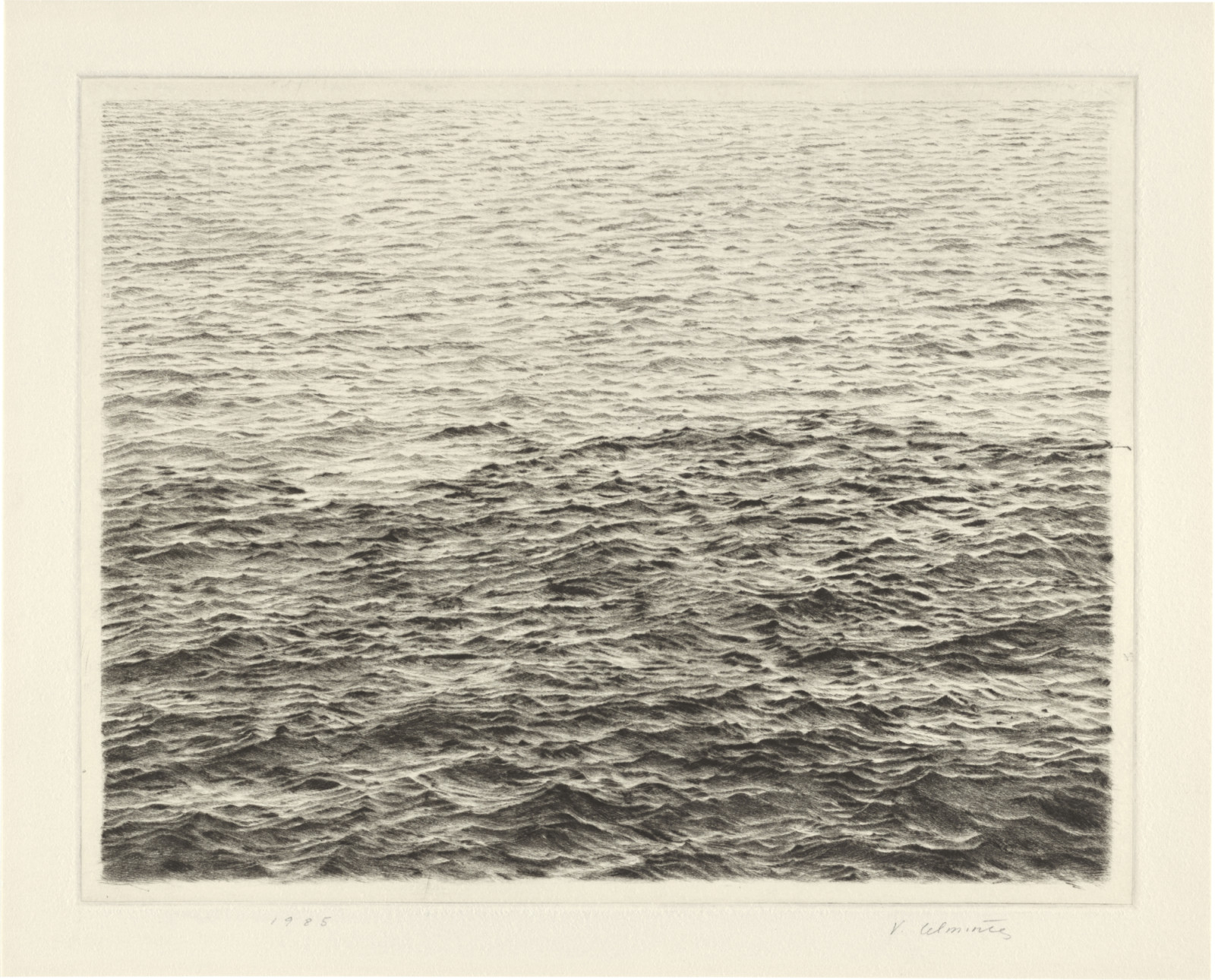 Ocean Surface (between first and second state), VIJA CELMINS Ocean