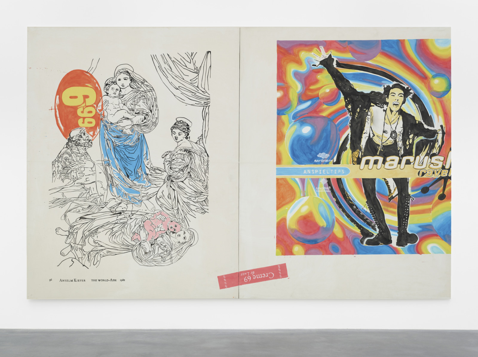 Painting by Michel Majerus, , dated 1994