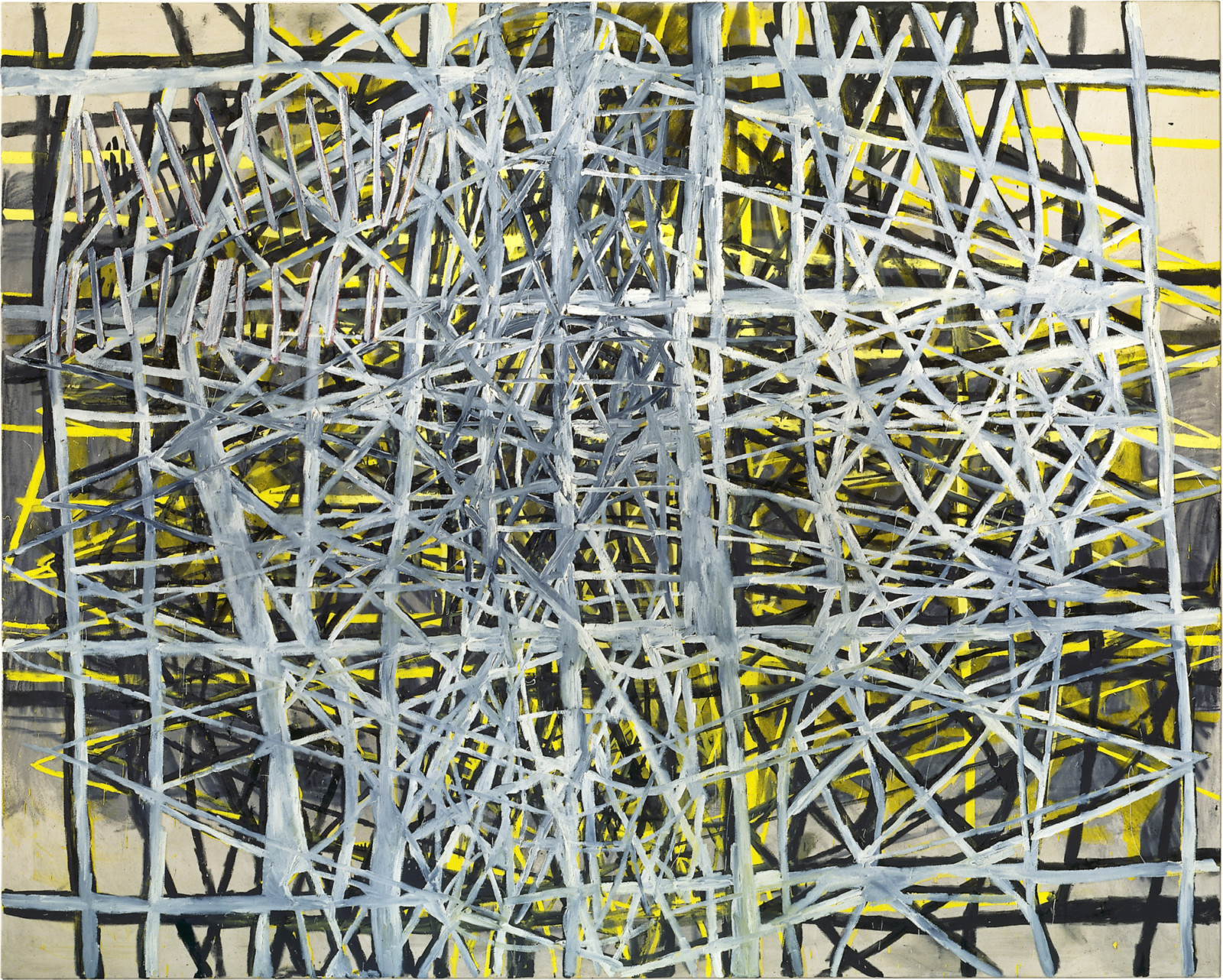 Painting by Terry Winters, , dated 1996