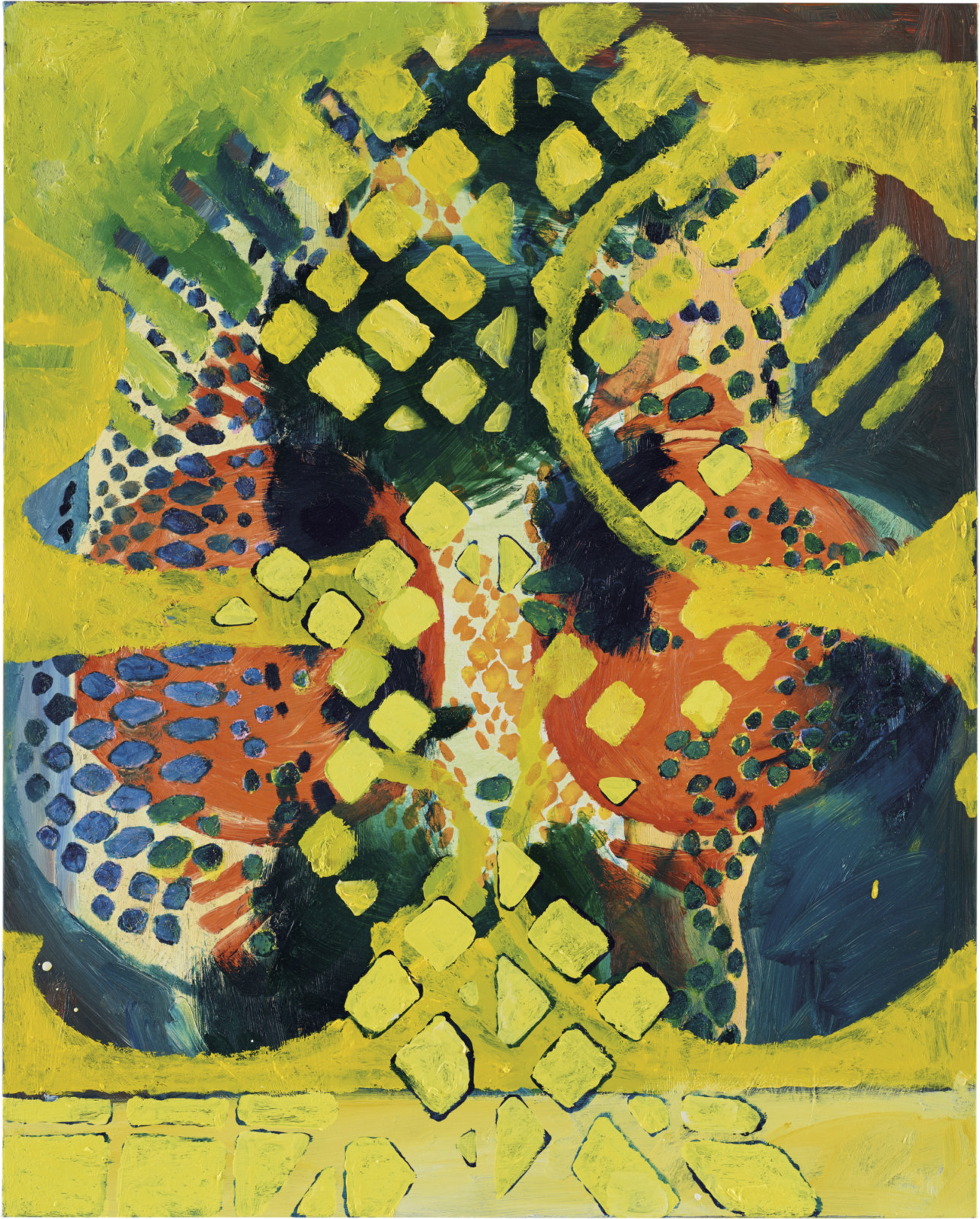 Painting by Terry Winters, , dated 2013