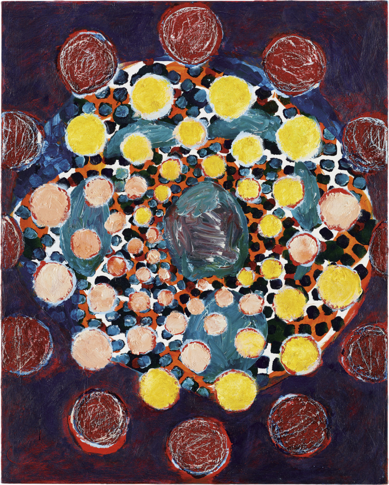 Painting by Terry Winters, , dated 2013