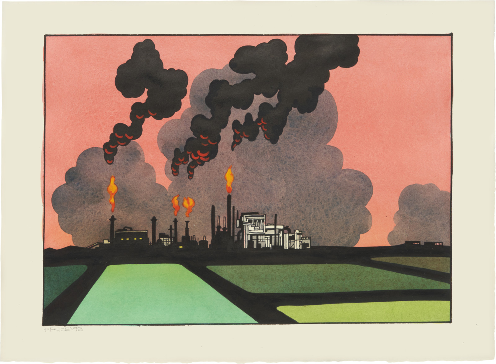 Drawing by Ken Price, , dated 1993