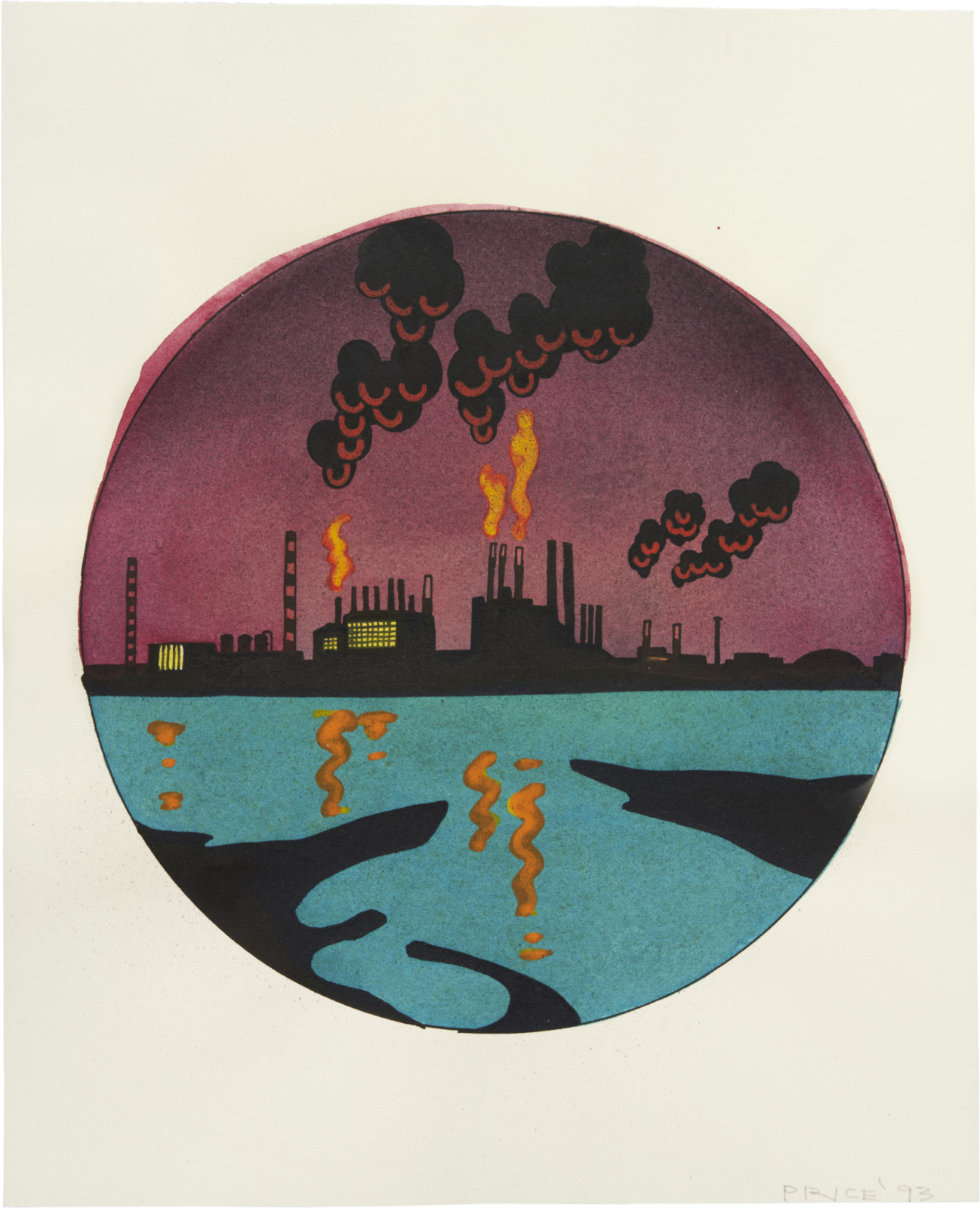 Drawing by Ken Price, , dated 1993