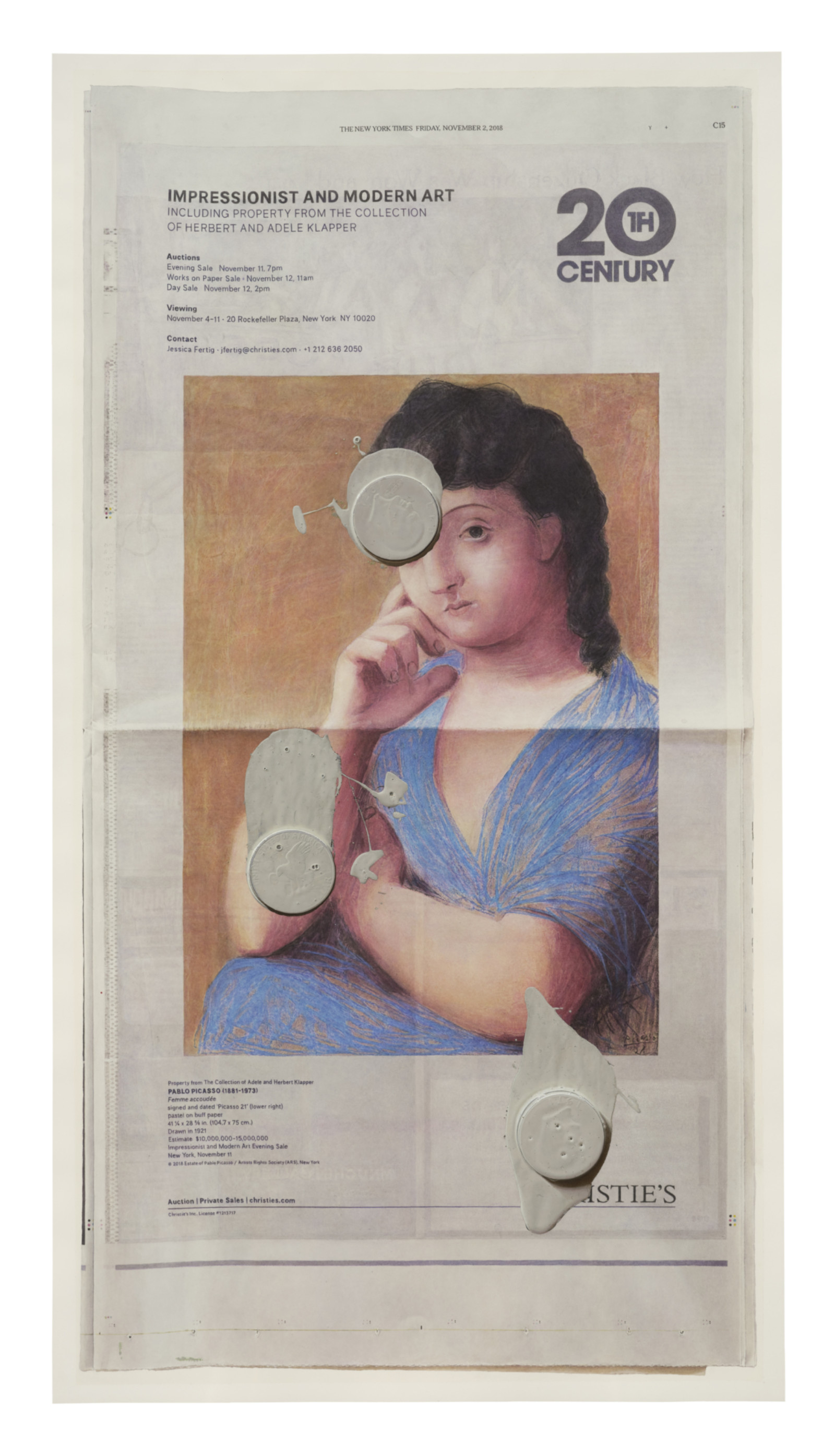 Artwork by Paul Sietsema, , dated 2020