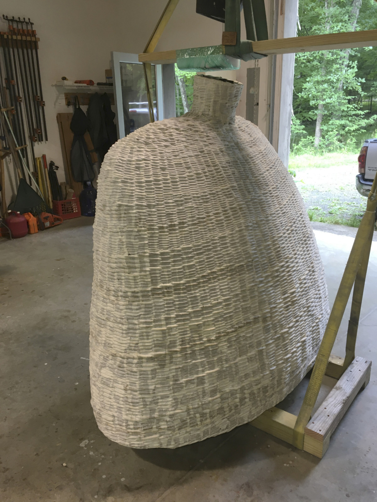 <p><em>Happy Jack</em> in progress at the<br />artist’s studio, 2020</p>