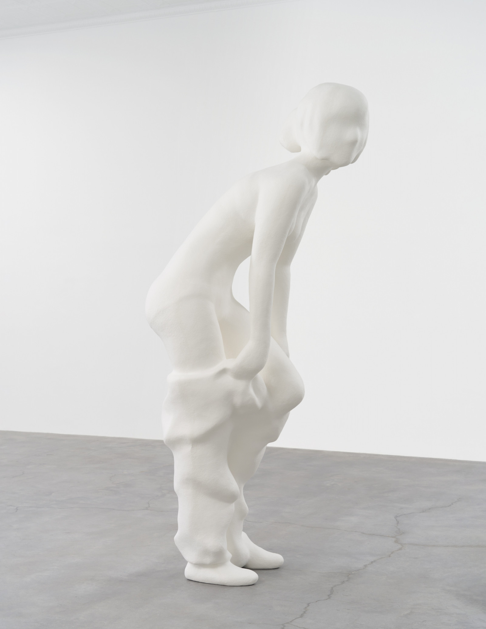 Sculpture by Charles Ray, , dated Everyone takes off their pants at least once a day 2024