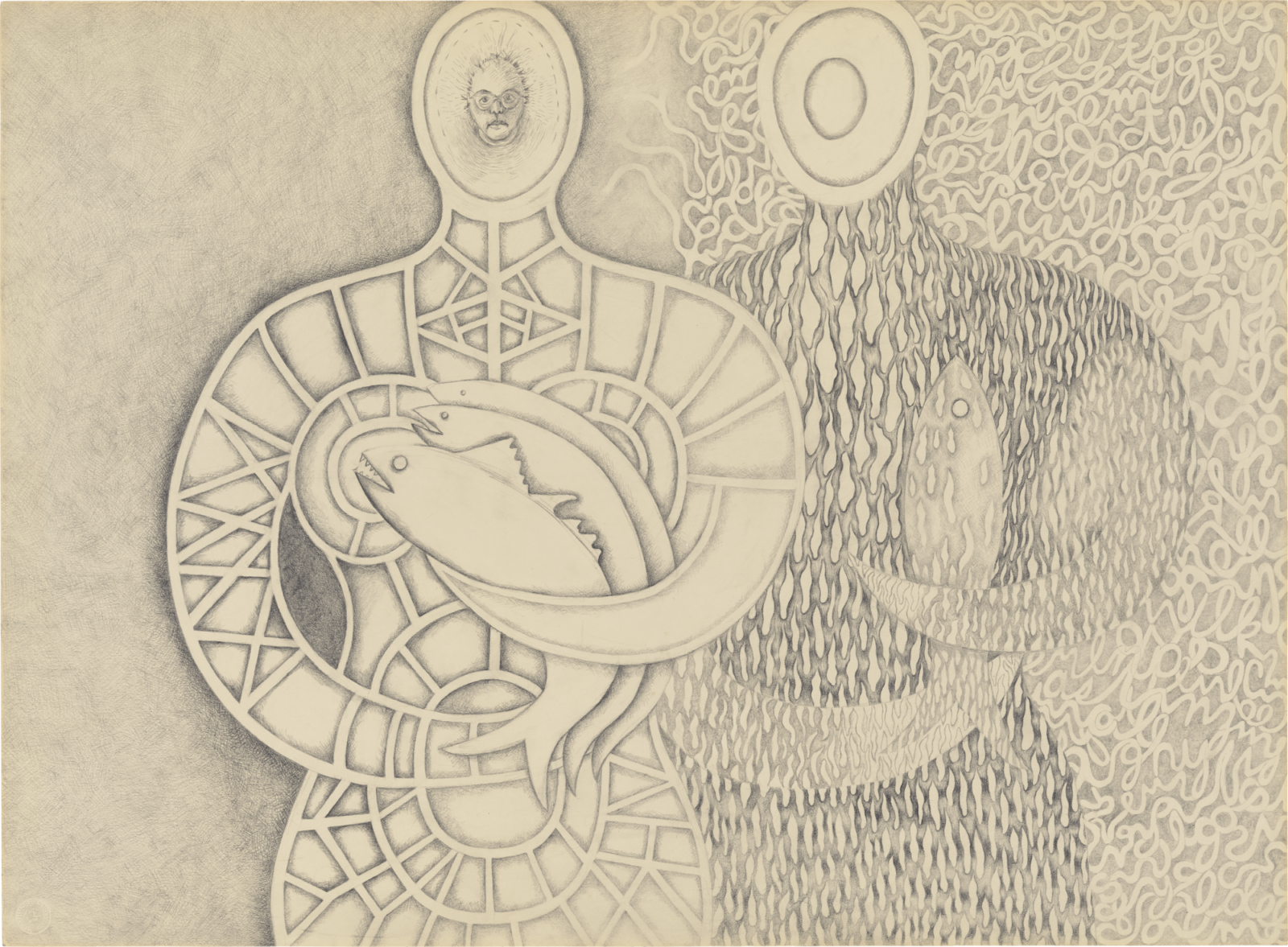 Drawing by Suellen Rocca, , dated 2000