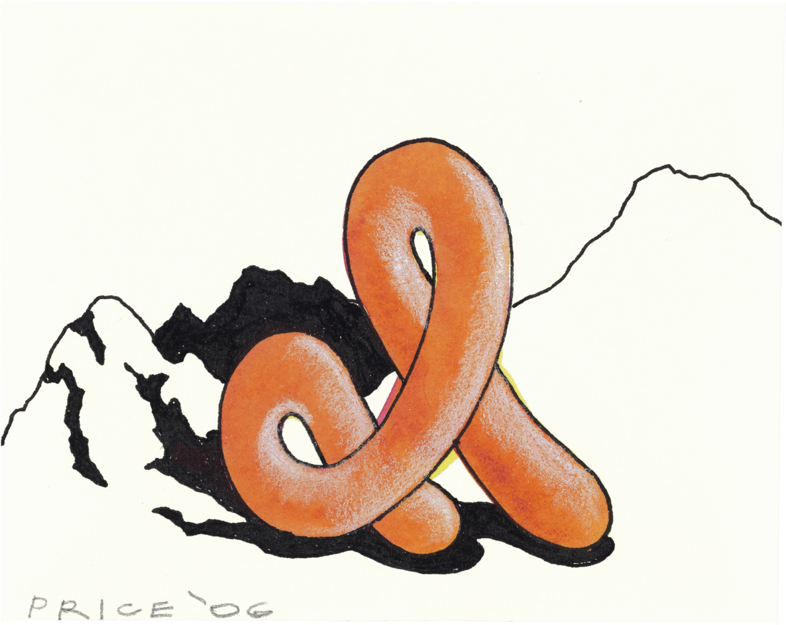 Drawing by Ken Price, , dated 2006