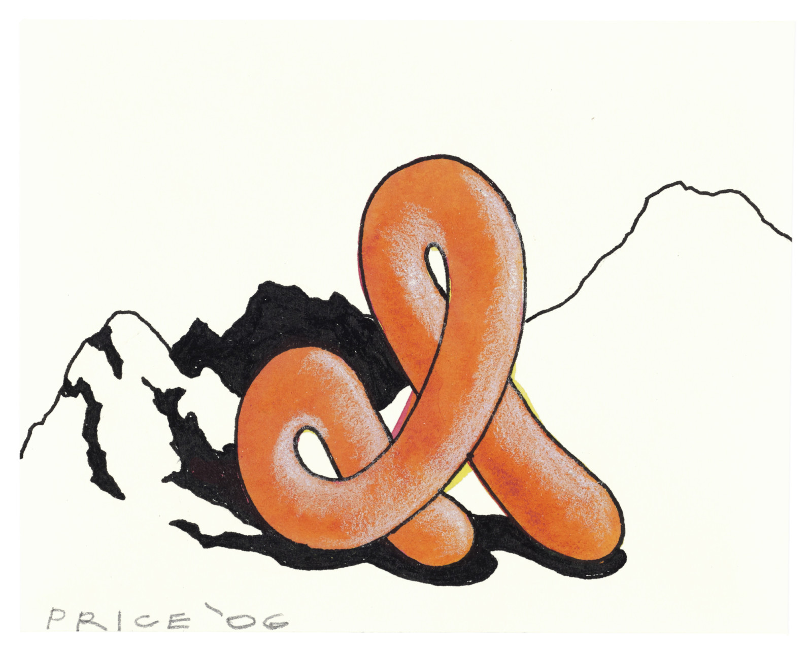 Drawing by Ken Price, , dated 2006