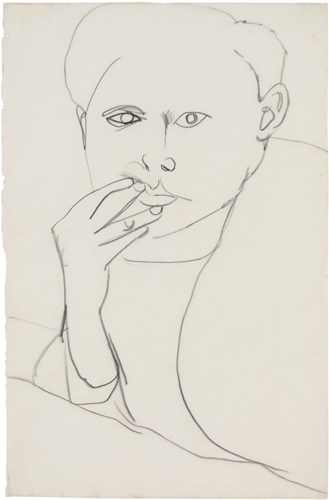 Self Portrait, ELLSWORTH KELLY Self-Portrait Drawings 1944–1992