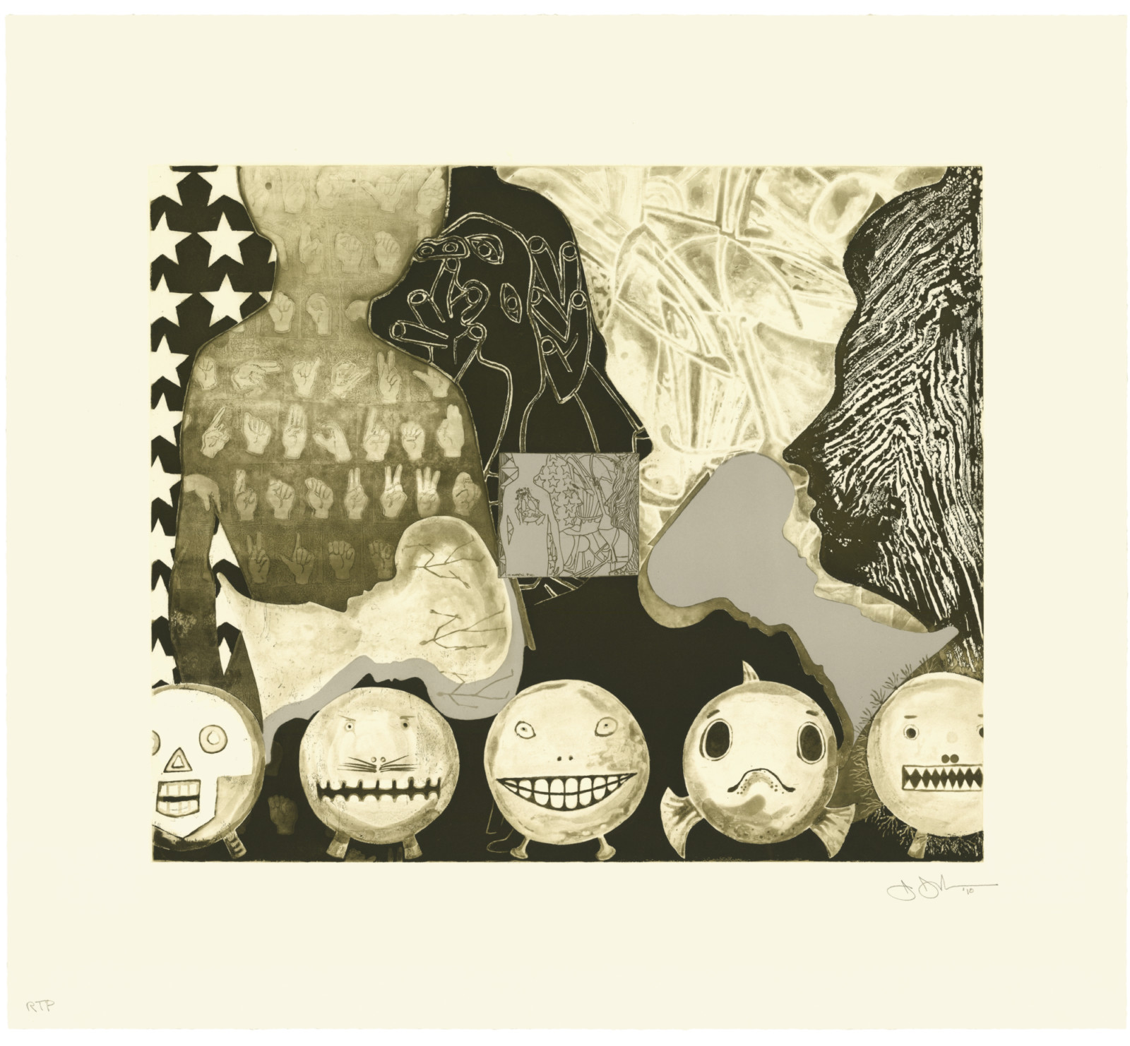 Print by Jasper Johns, , dated 2011