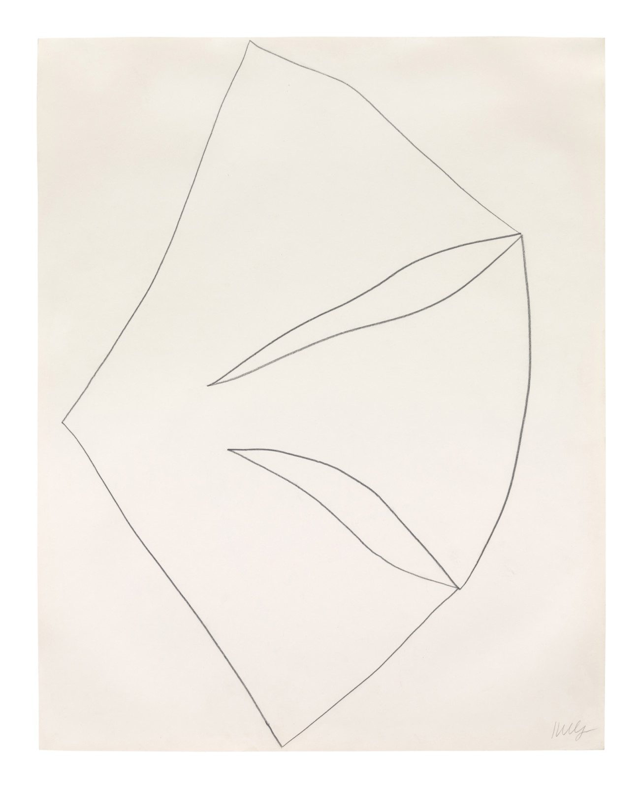 Drawing by Ellsworth Kelly, , dated 1962
