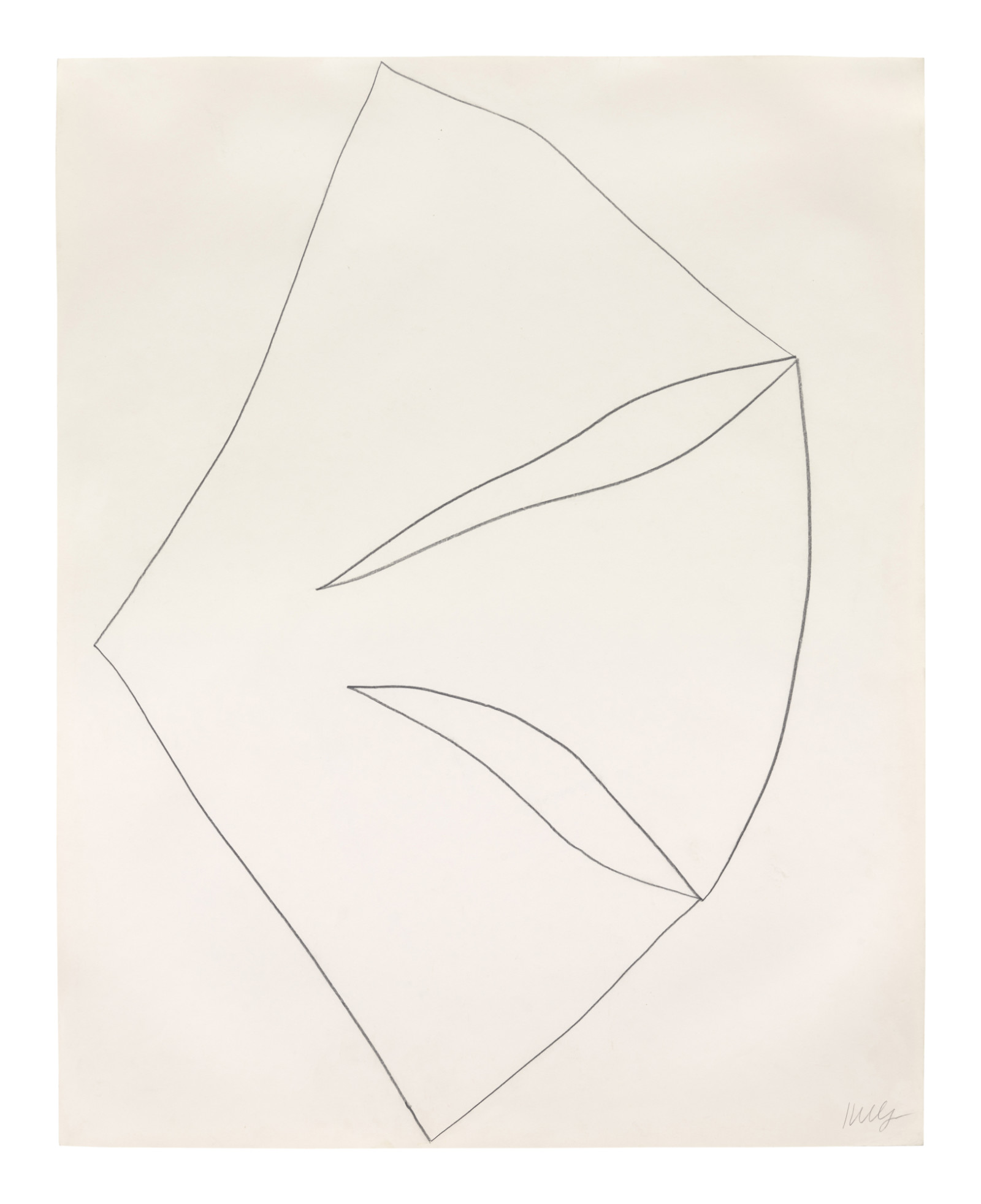 Drawing by Ellsworth Kelly, , dated 1962