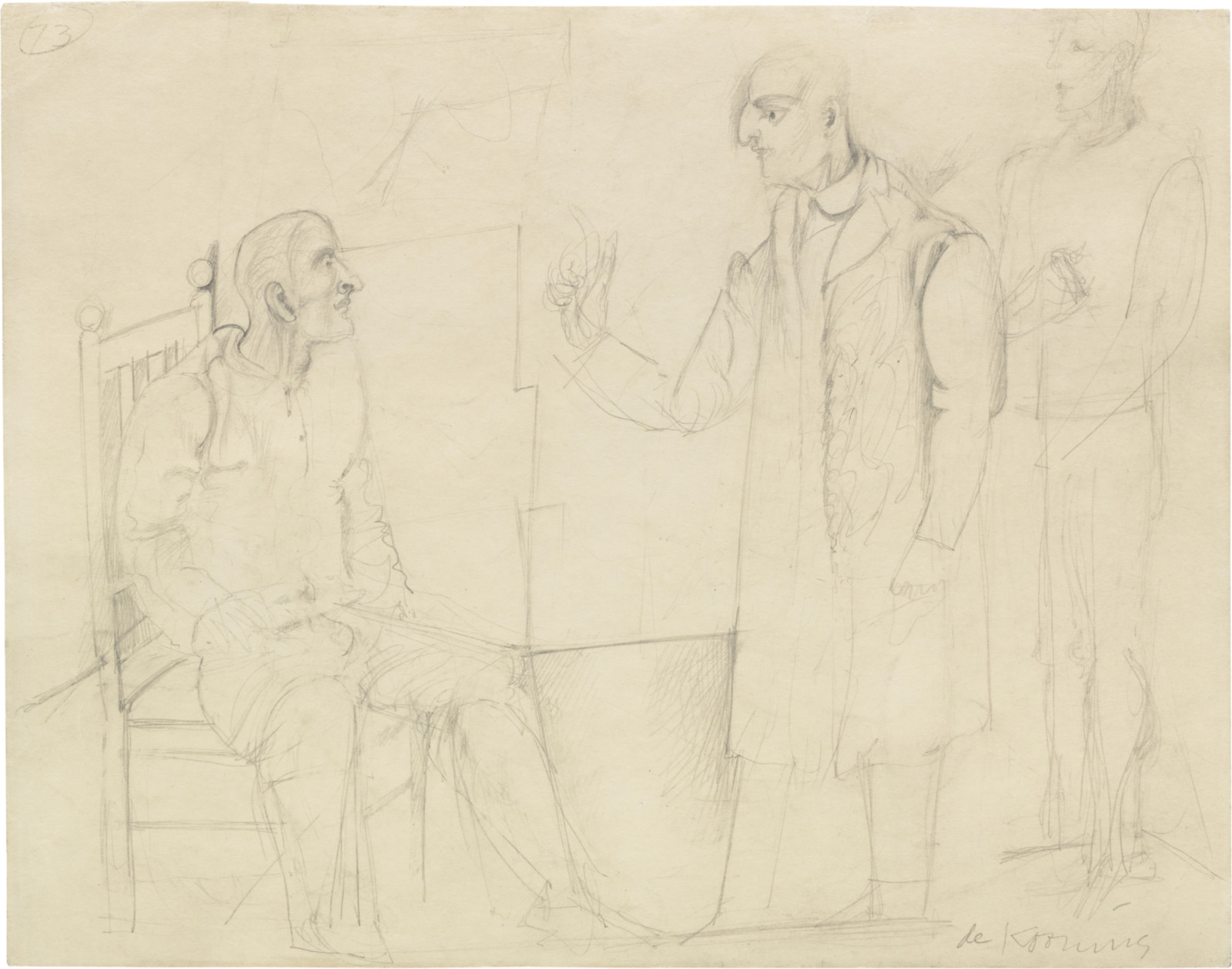 Drawing, dated 1938