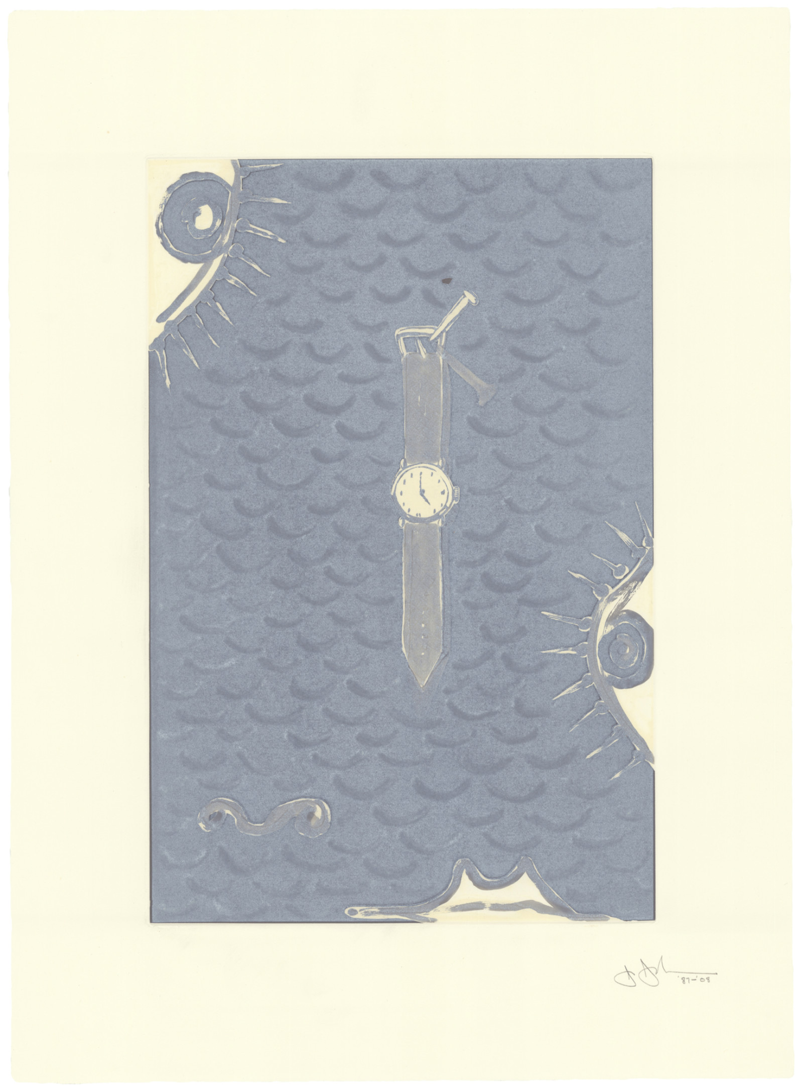 Print by Jasper Johns, , dated 1987–2008