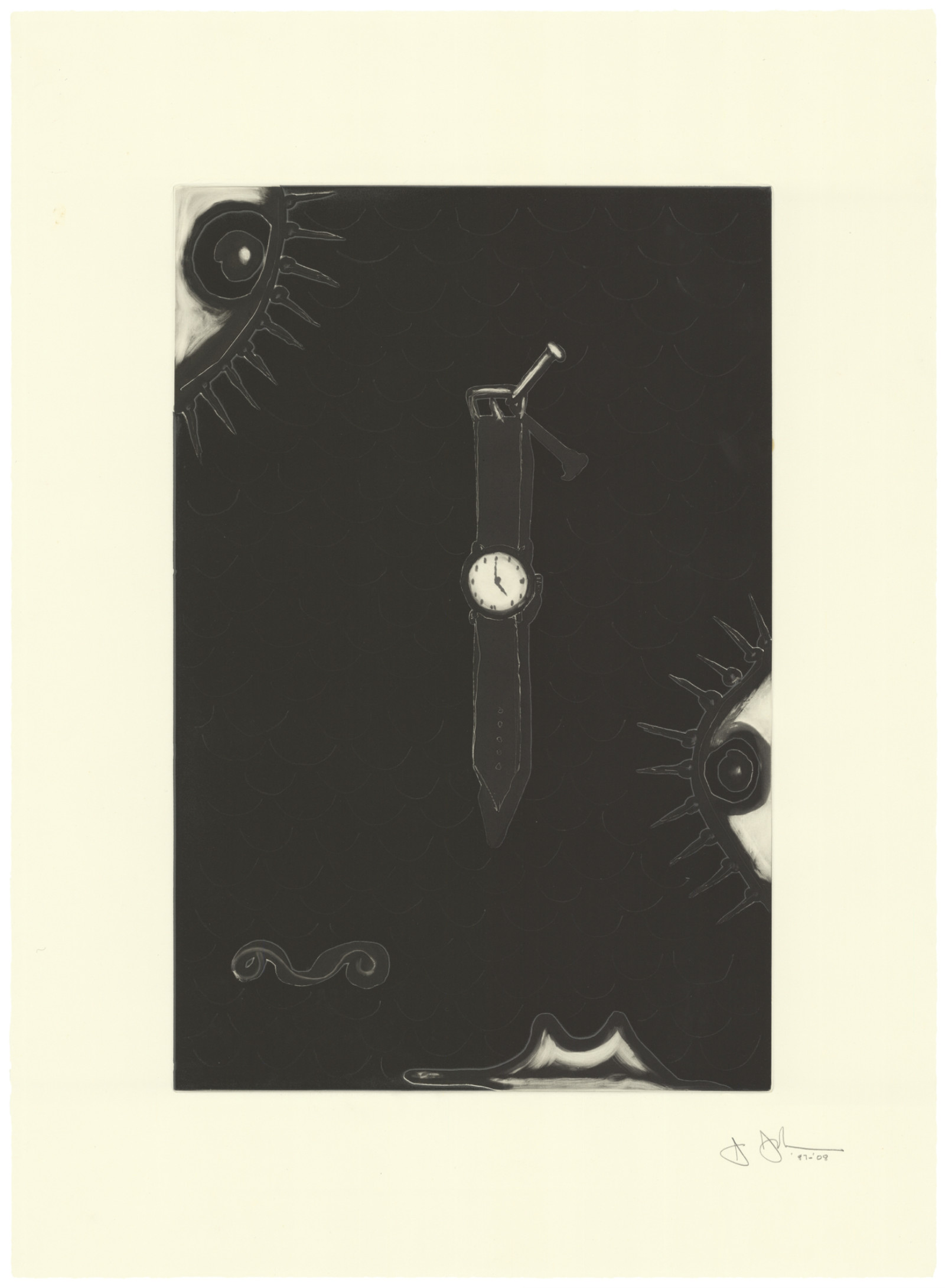 Print by Jasper Johns, , dated 1987–2008