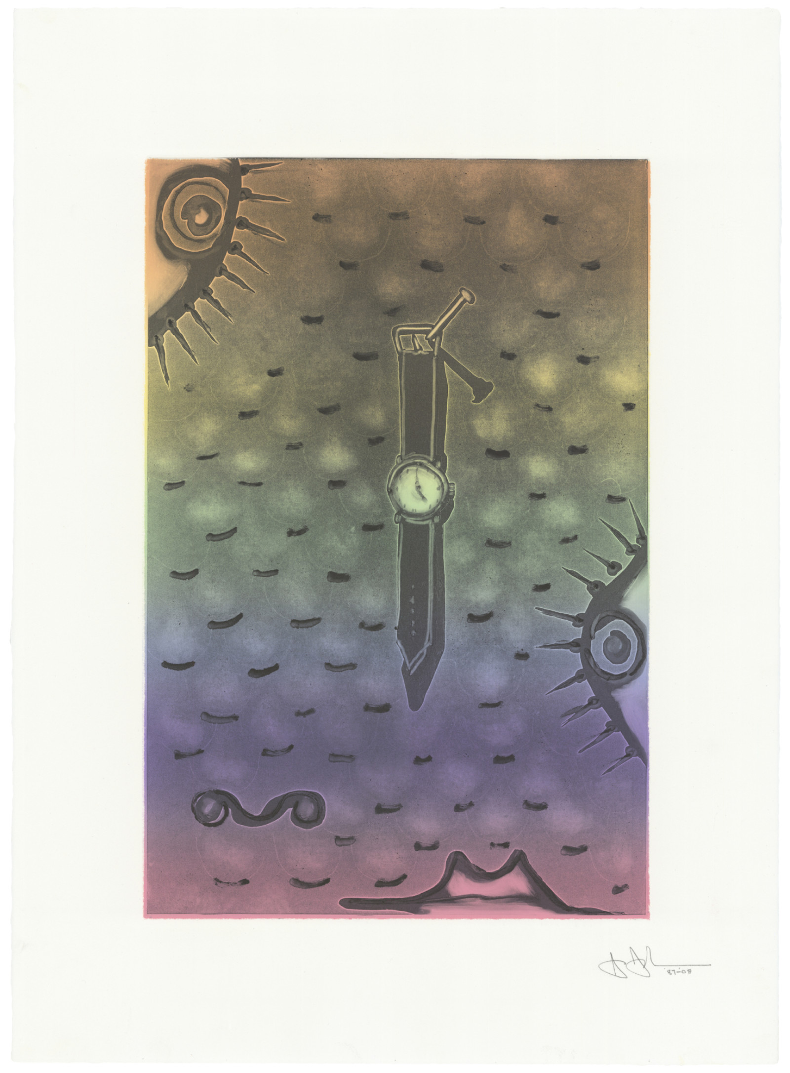 Print by Jasper Johns, , dated 1987–2008