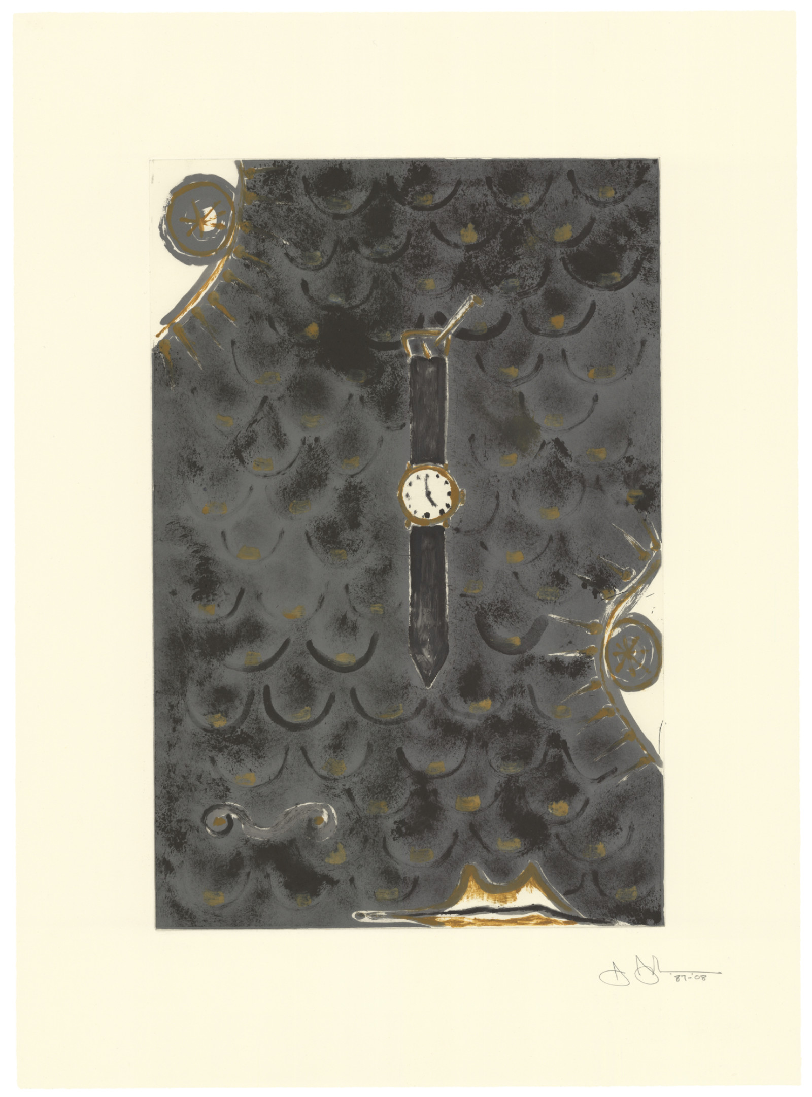 Print by Jasper Johns, , dated 1987–2008