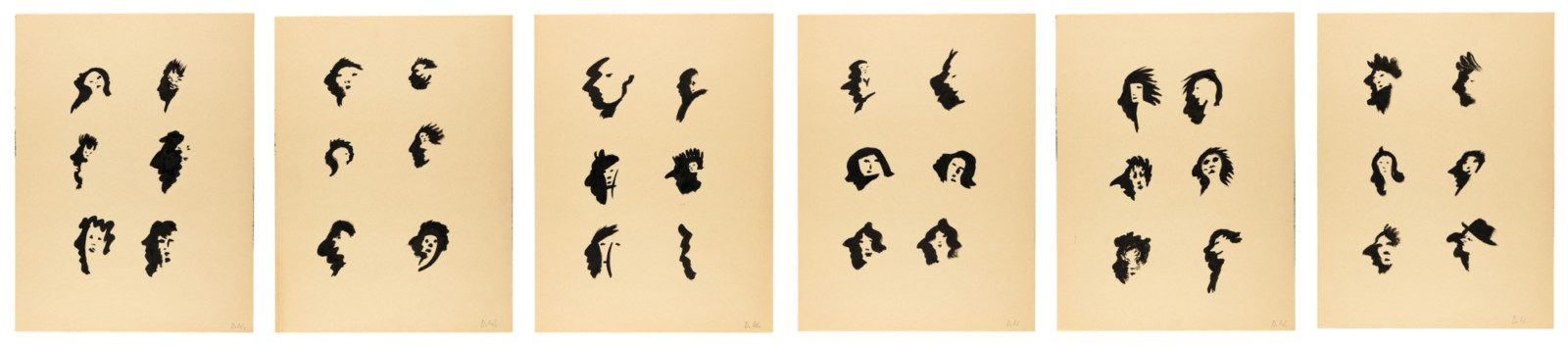 Drawing by David Weiss, , dated 1977
