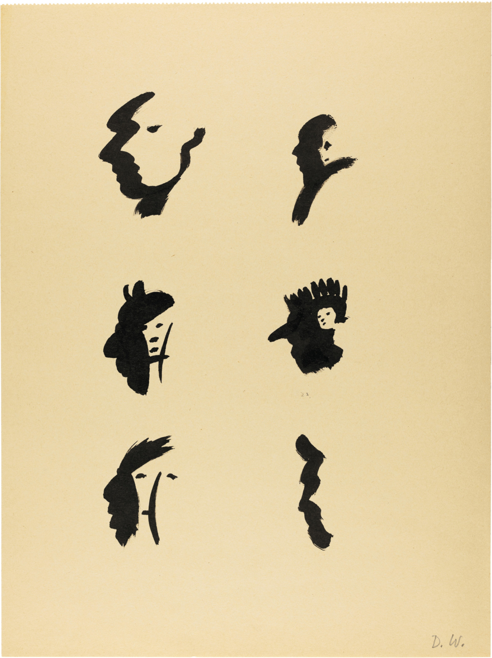 Drawing by David Weiss, , dated 1977