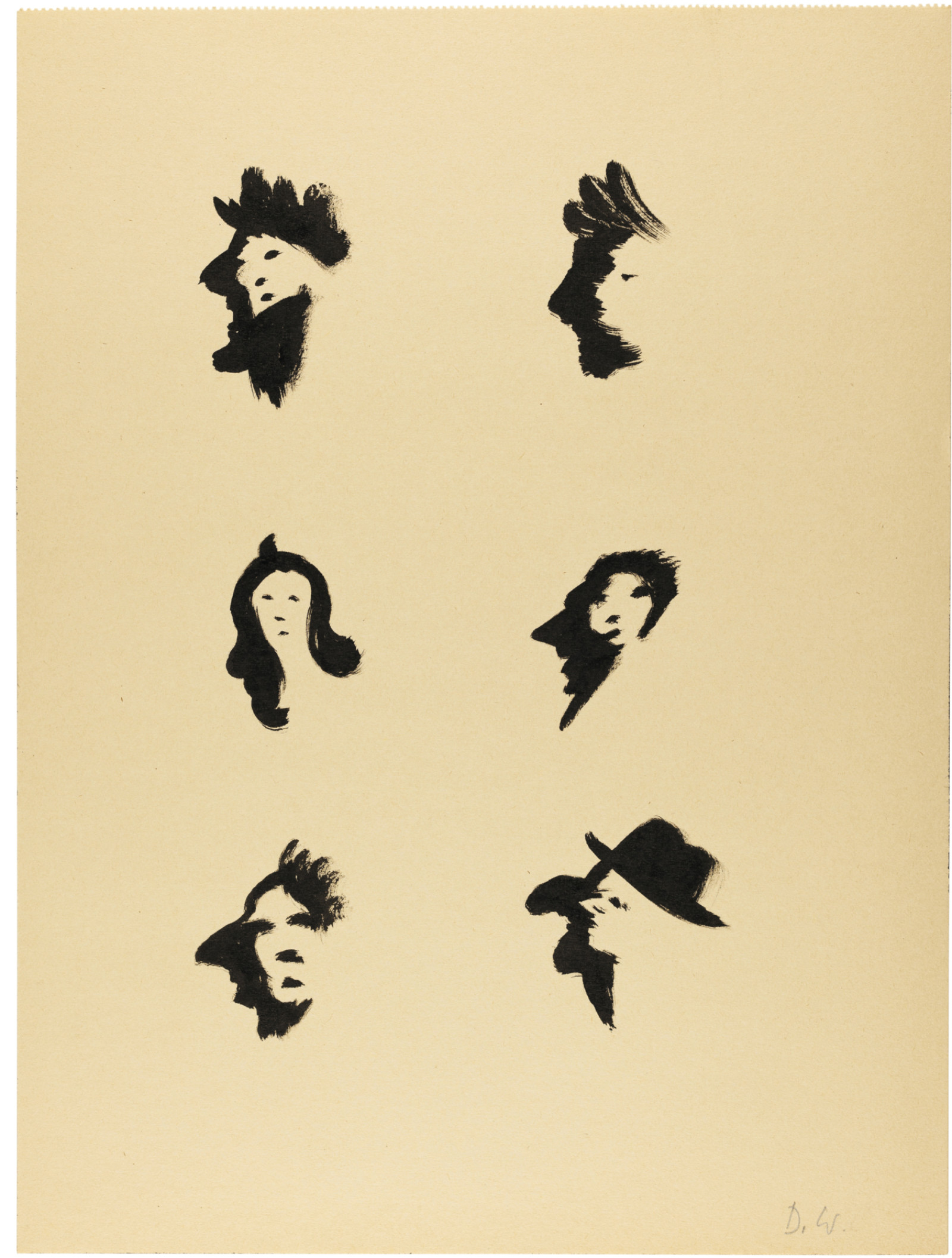 Drawing by David Weiss, , dated 1977