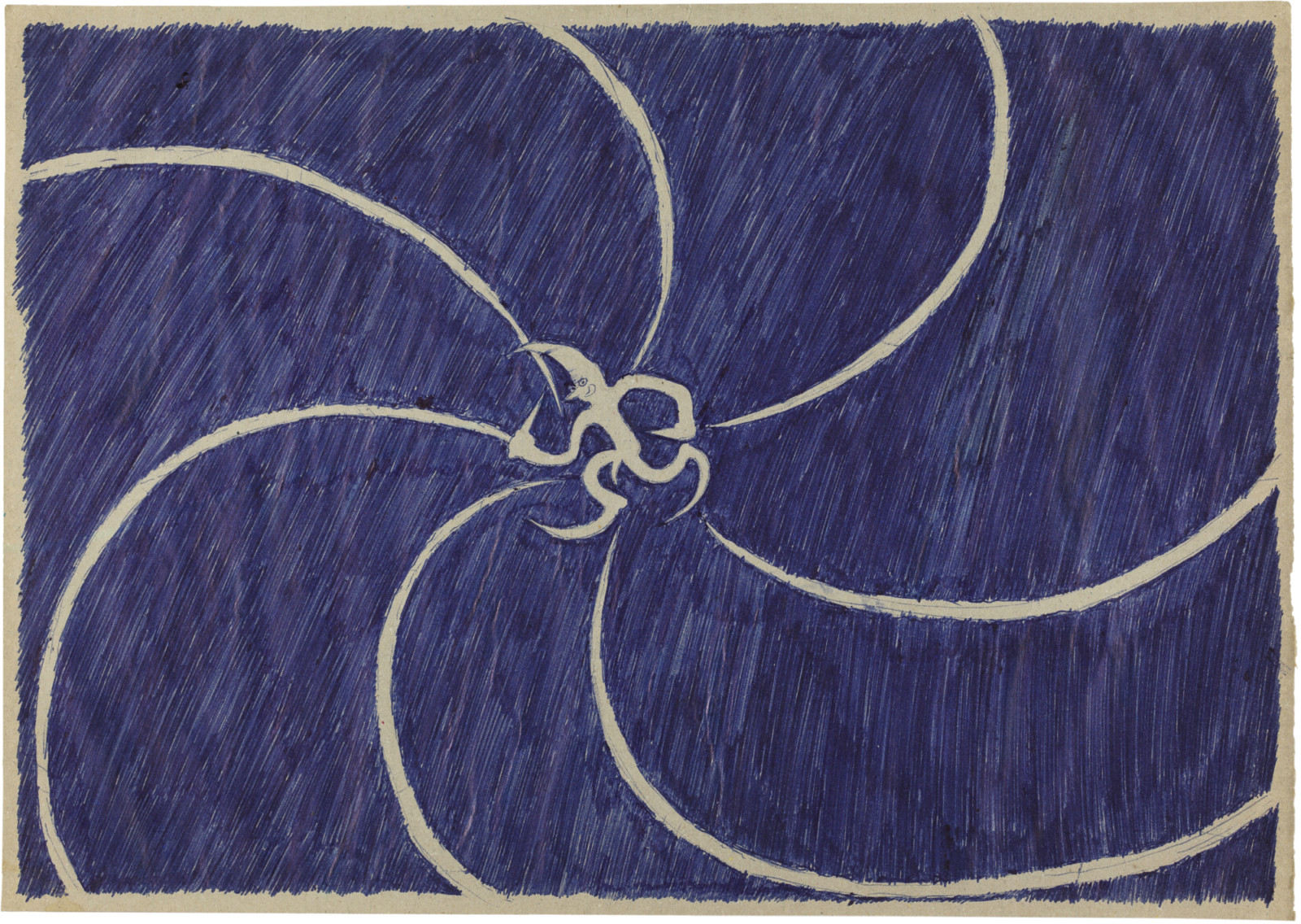 Drawing by David Weiss, , dated 1975