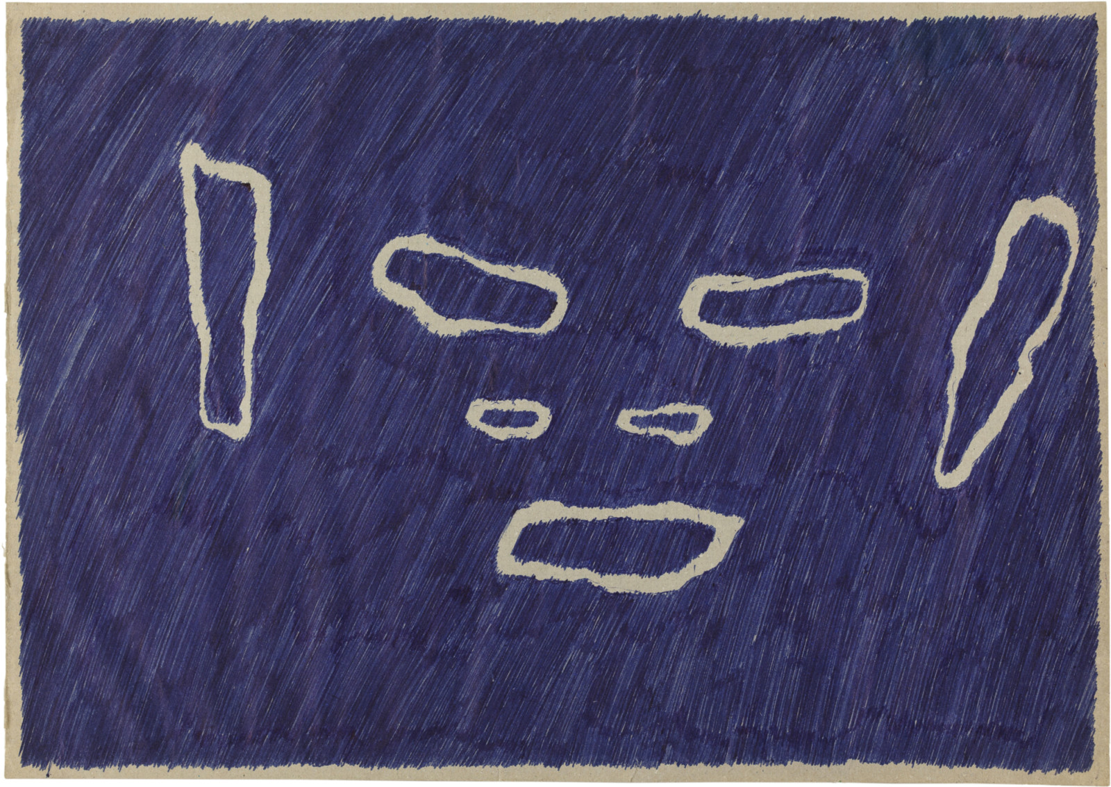 Drawing by David Weiss, , dated 1975