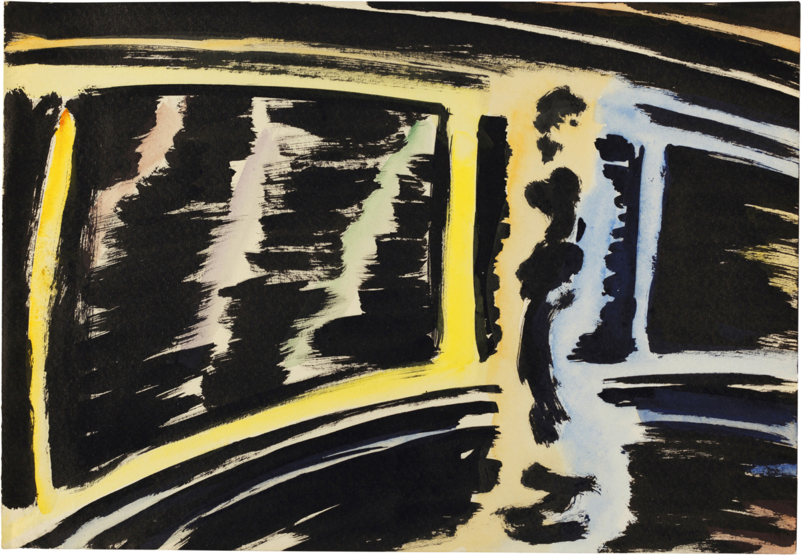Drawing by David Weiss, , dated 1977