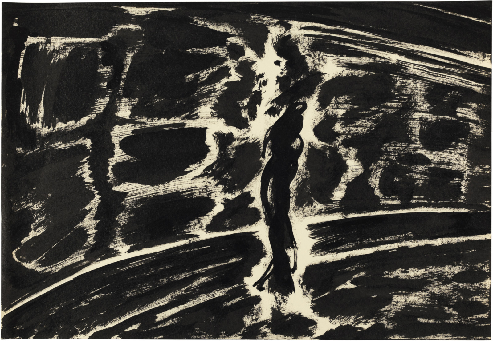 Drawing by David Weiss, , dated 1977