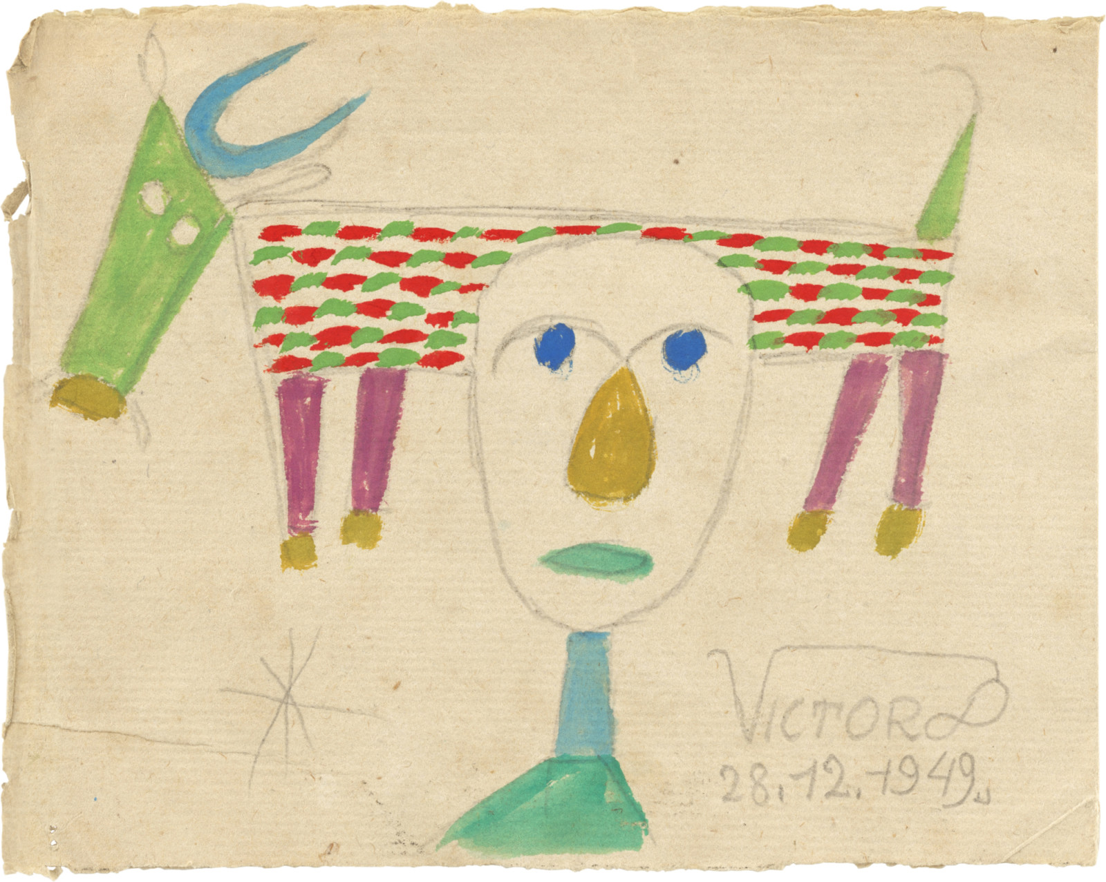 Drawing, dated 1949