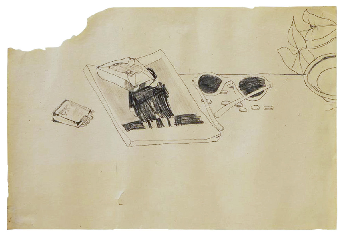 <p><em>Untitled</em> 1976 Graphite on paper<br />Collection of the artist</p>