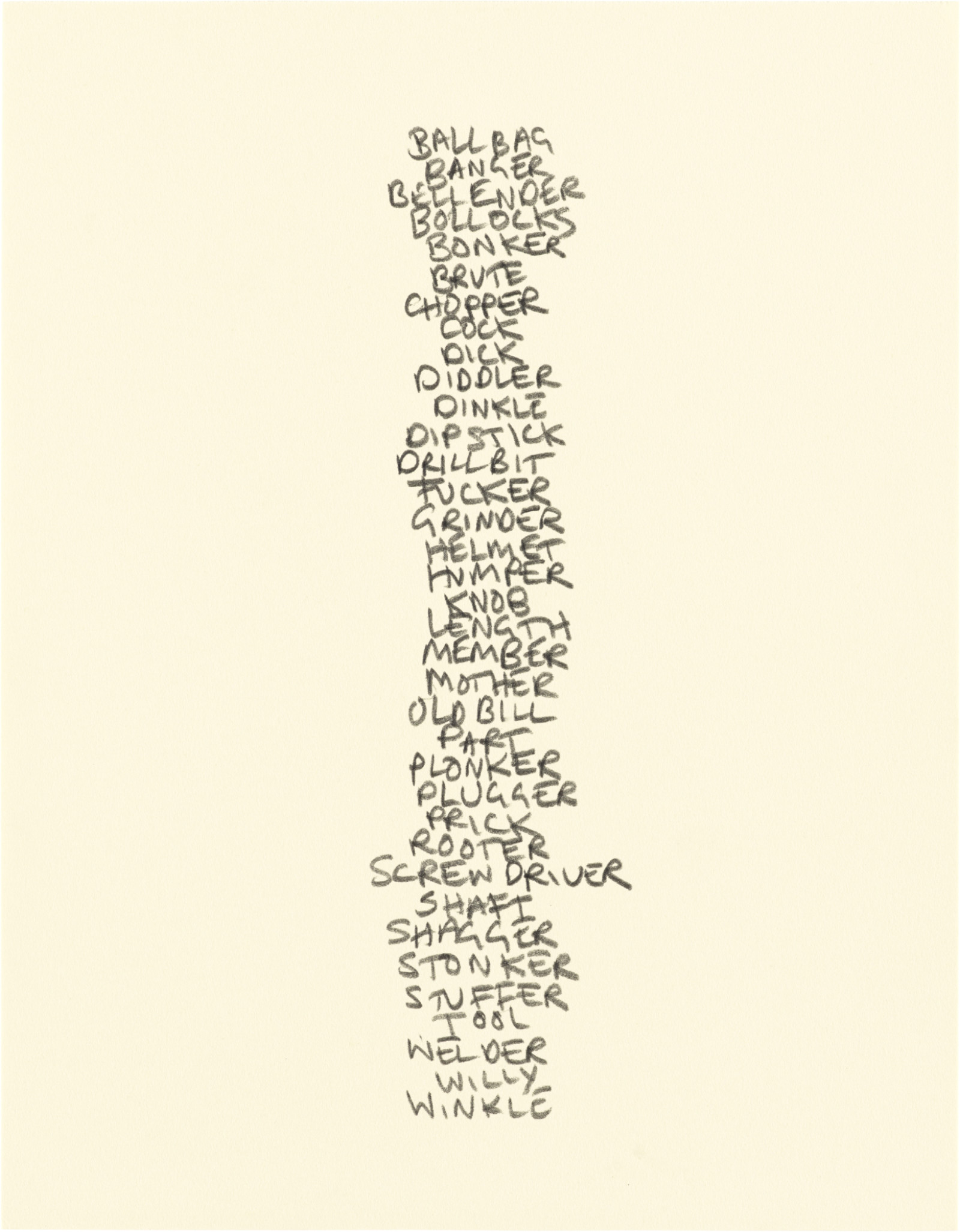 Drawing, dated 1991