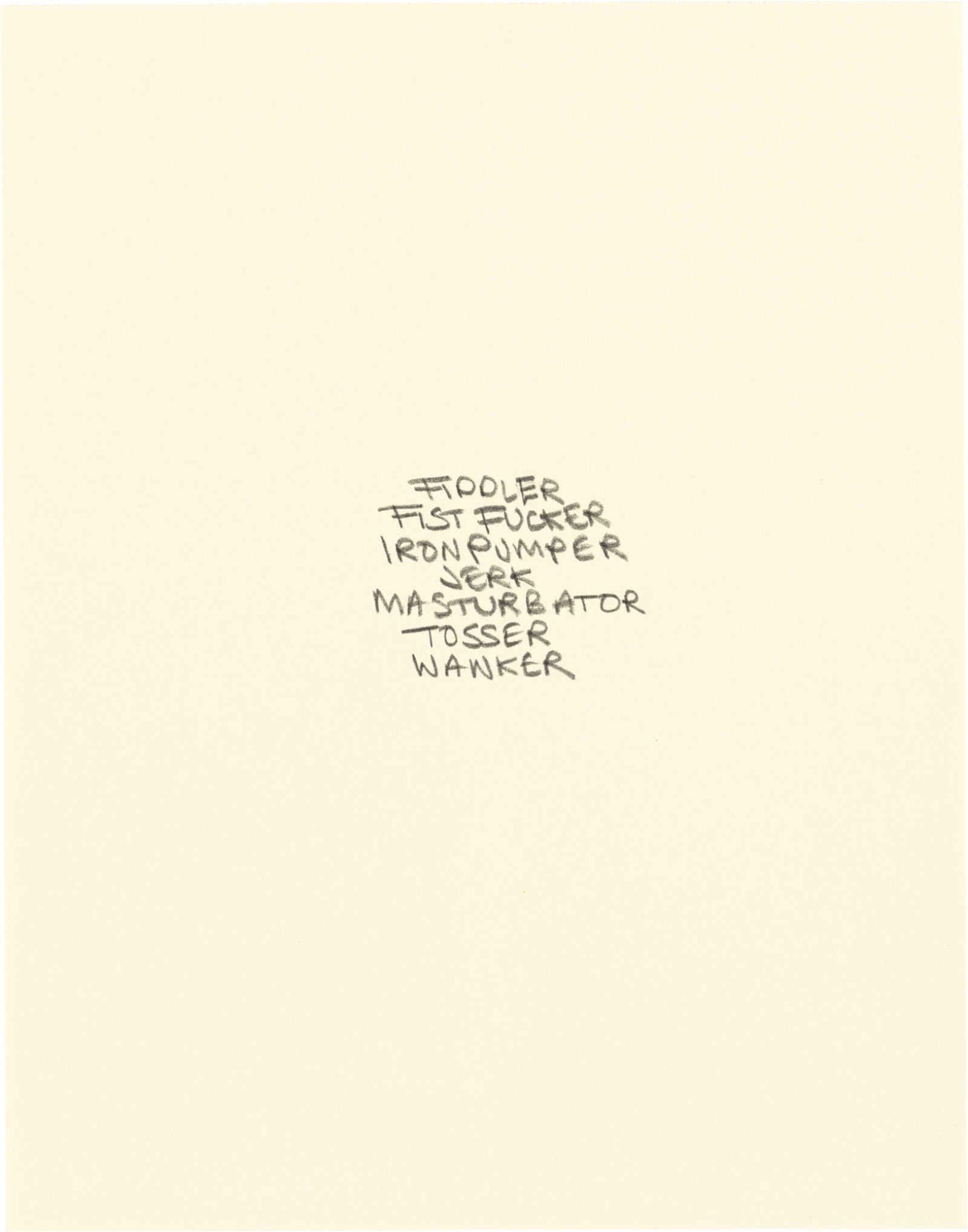 Drawing, dated 1991