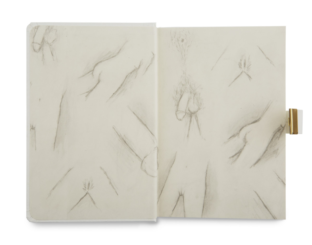 <p>Endpapers of <em>Heat</em> 1989</p>